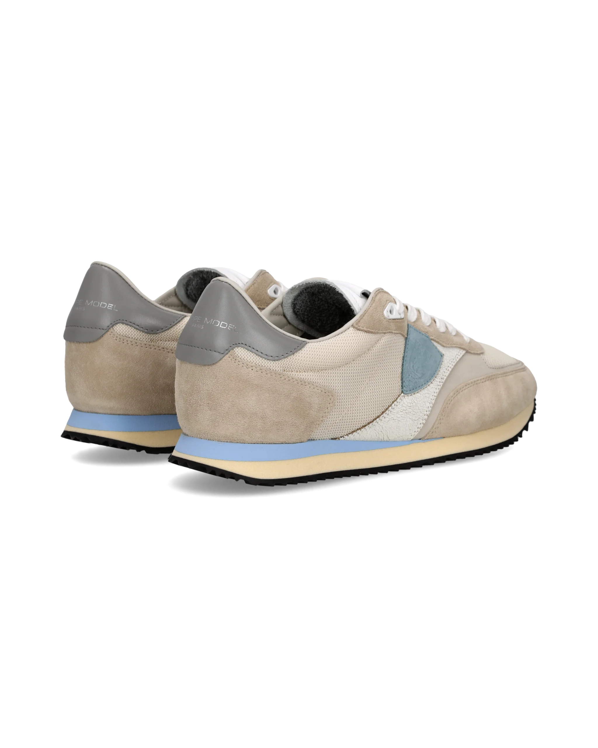Sneakers Blville Men, Sand Light Blue - Image 3