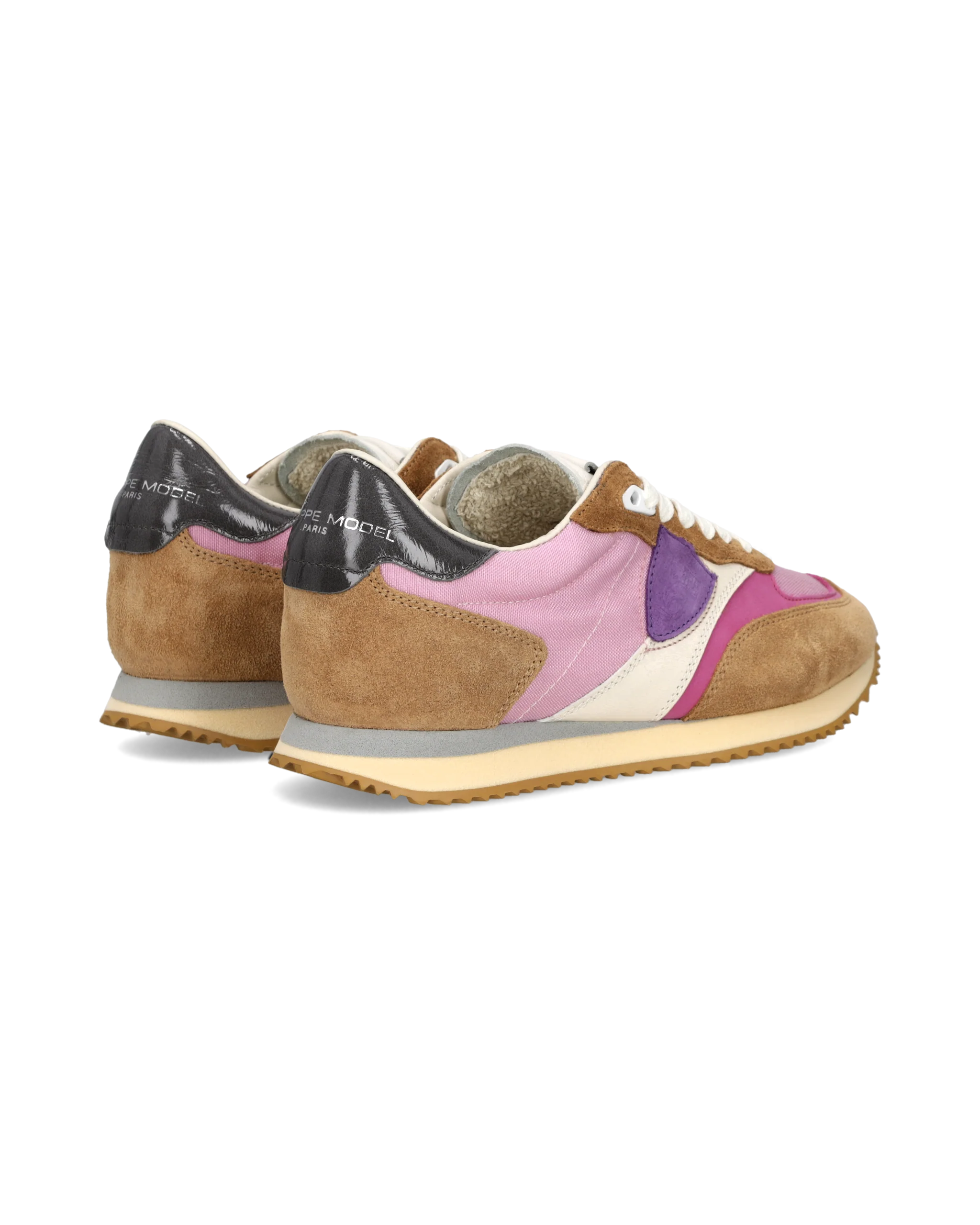Sneakers Blville Women, Fuchsia Beige Pink - Image 3