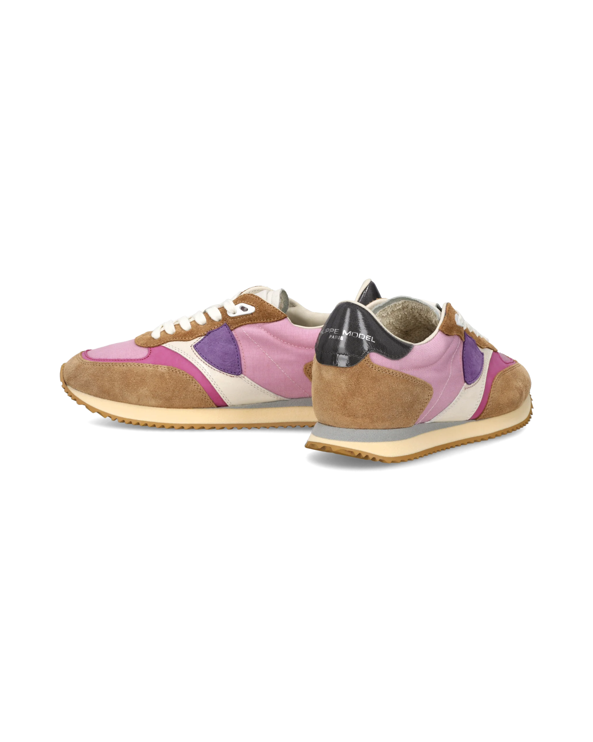 Sneakers Blville Women, Fuchsia Beige Pink - Image 6