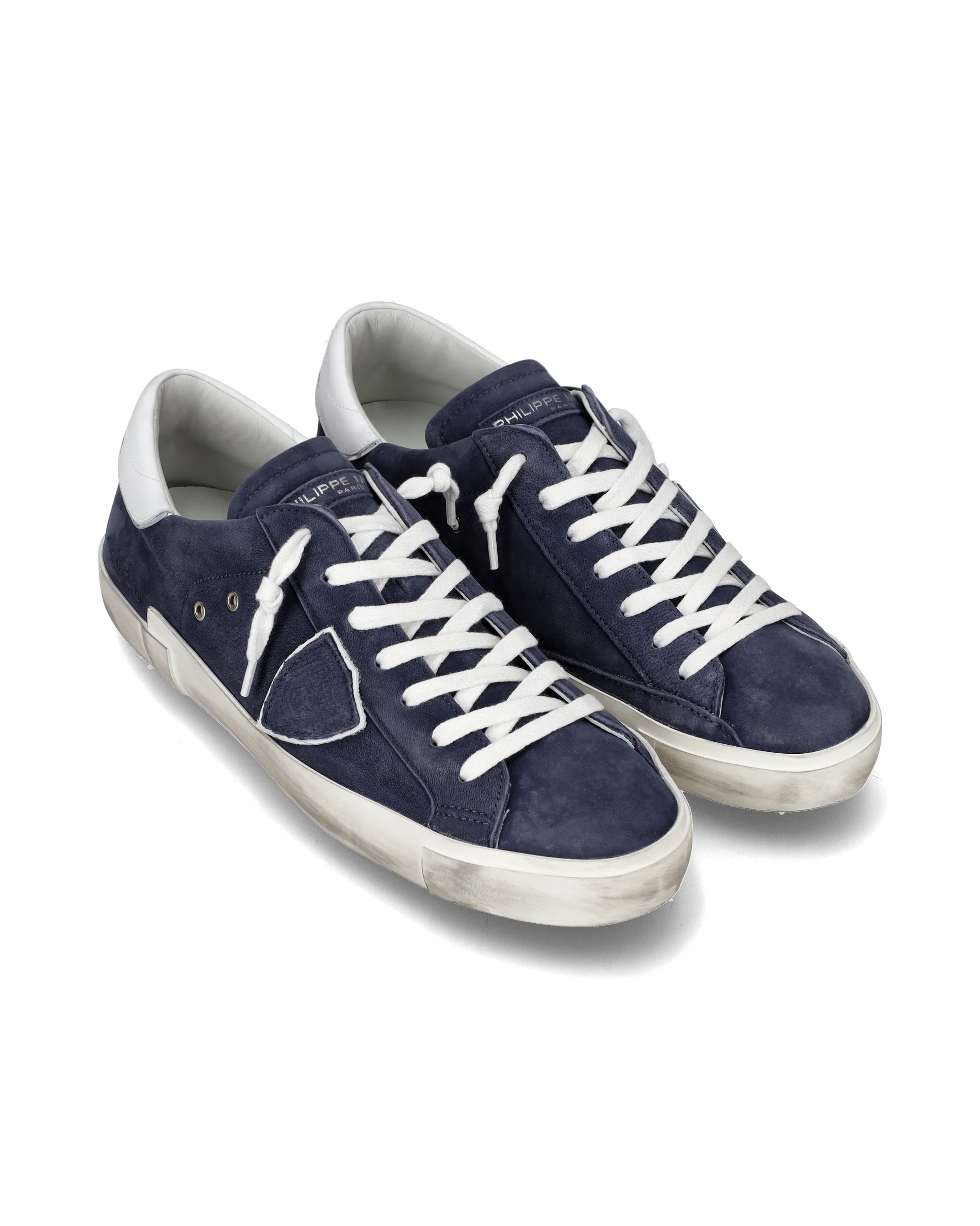 Men's low top Prsx tennis Sneakers, Blue - Image 2