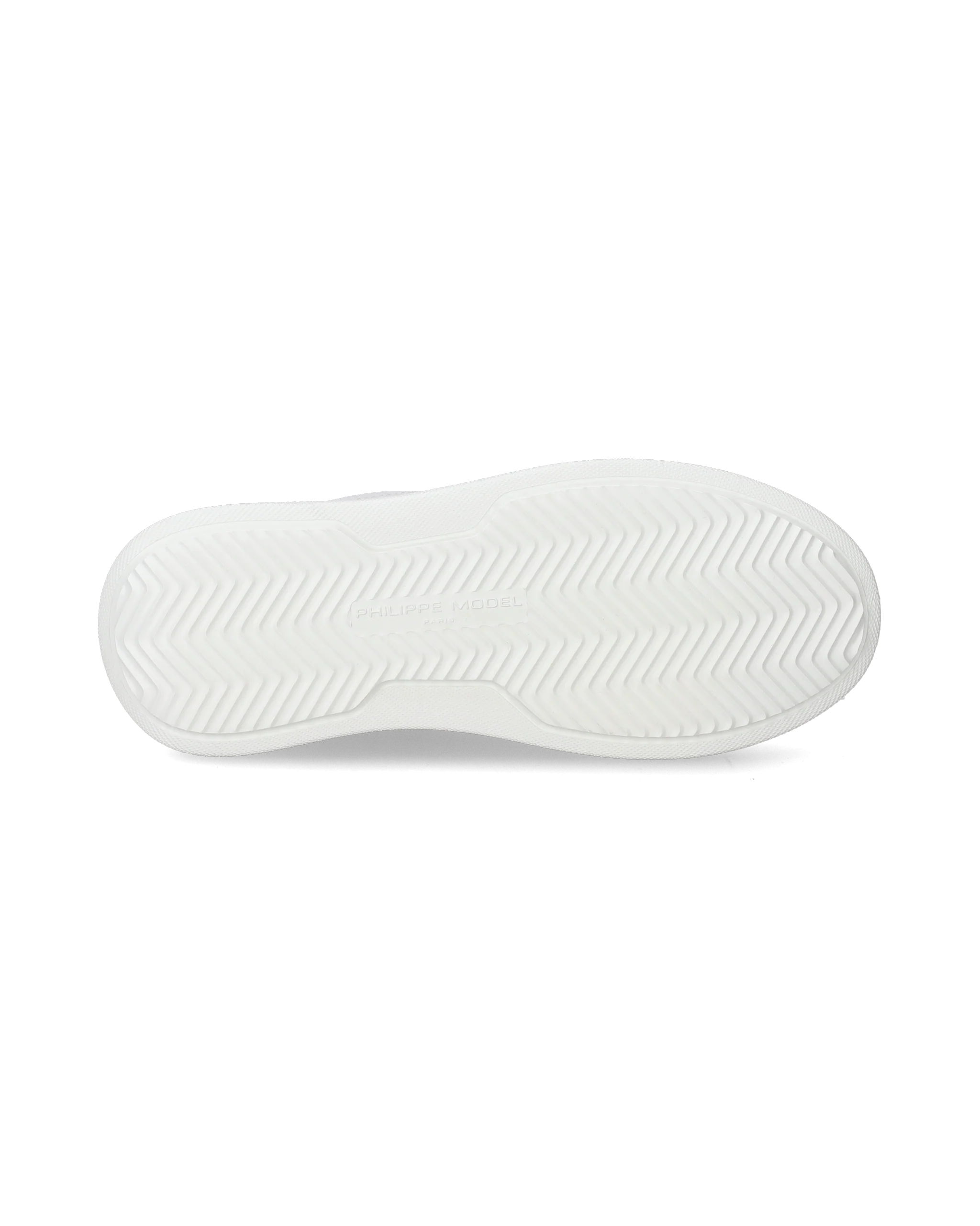 Women's Temple Low-Top Sneakers in Leather, White - Image 5