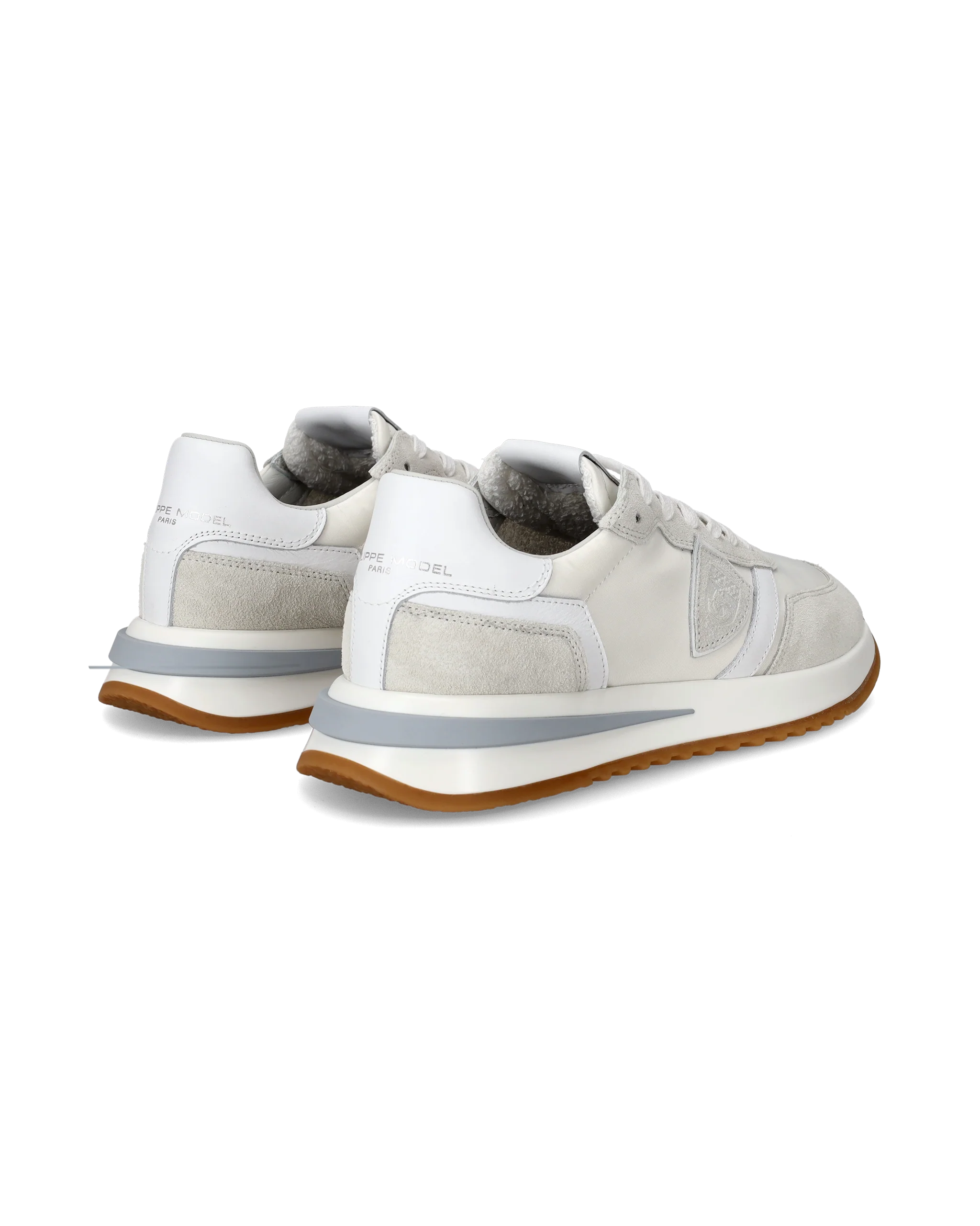 Men's Tropez 2.1 Low-Top Sneakers in Nylon And Leather, White - Image 3