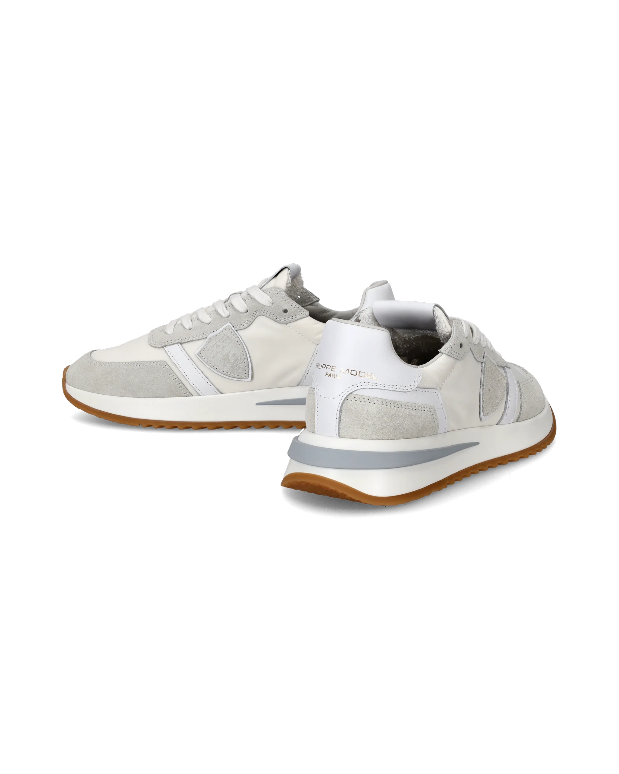 Women's Tropez 2.1 Low-Top Sneakers in Nylon And Leather, White - Image 6