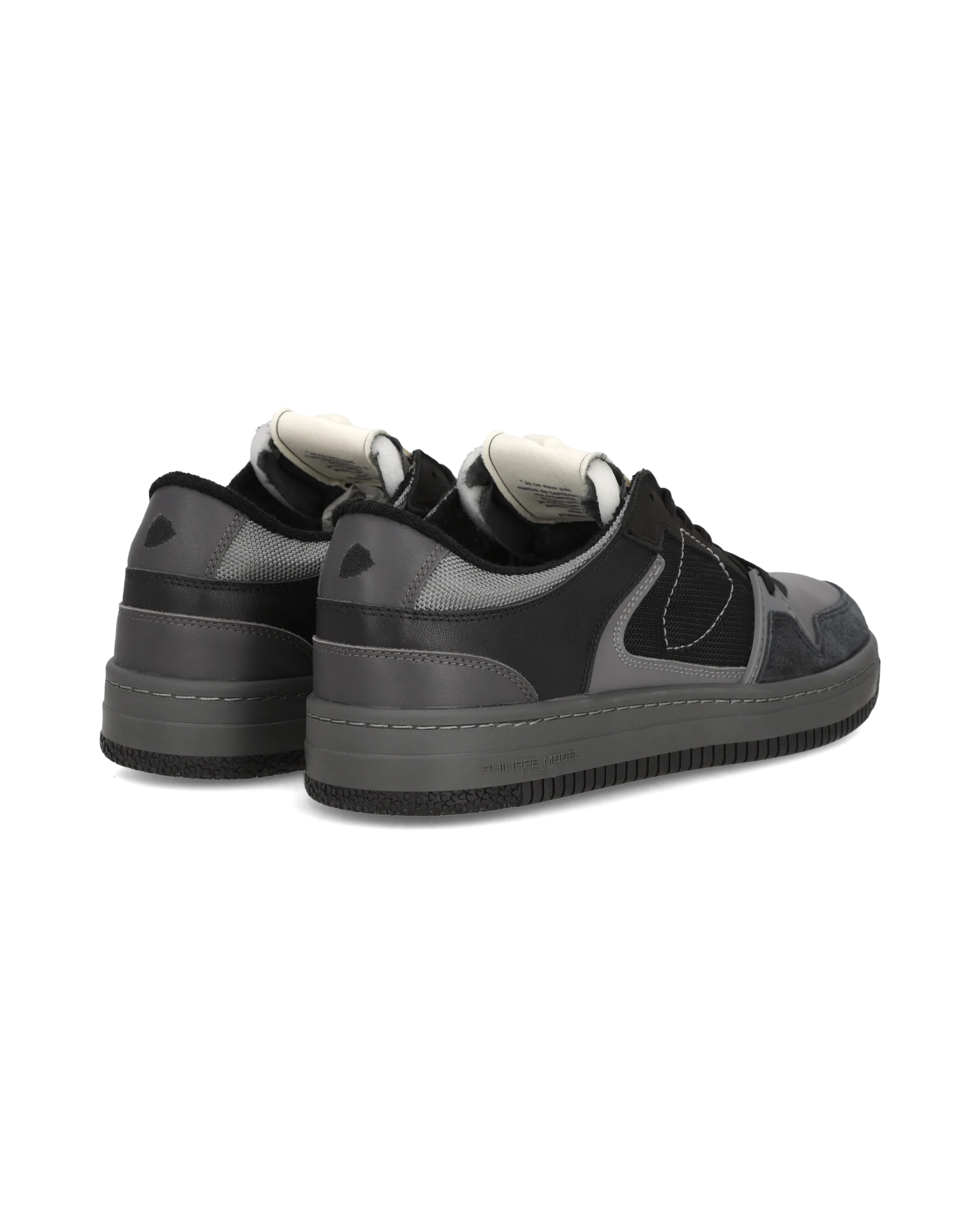Sneakers La Grande Tennis Men, Black Grey - Image 3