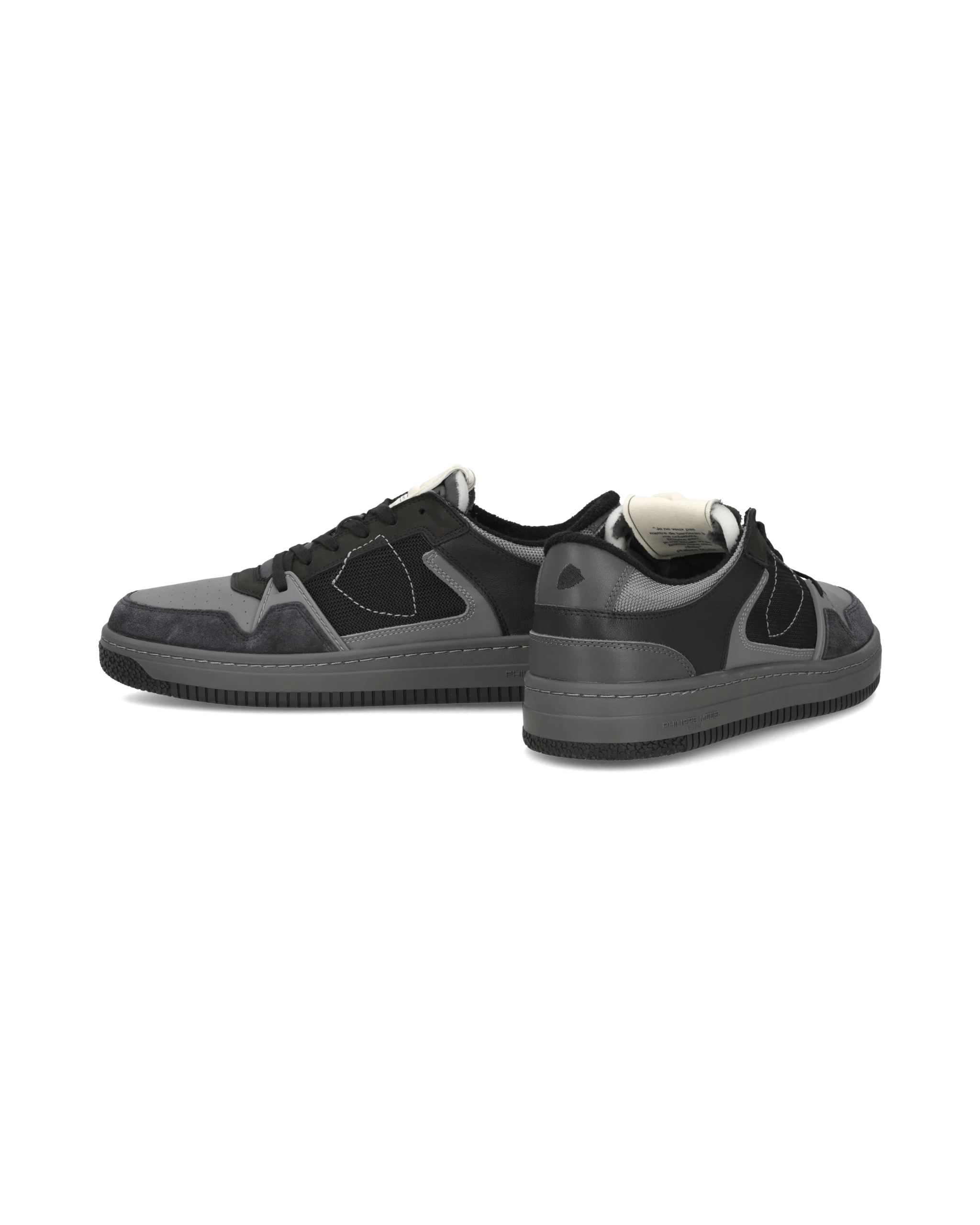 Sneakers La Grande Tennis Men, Black Grey - Image 6