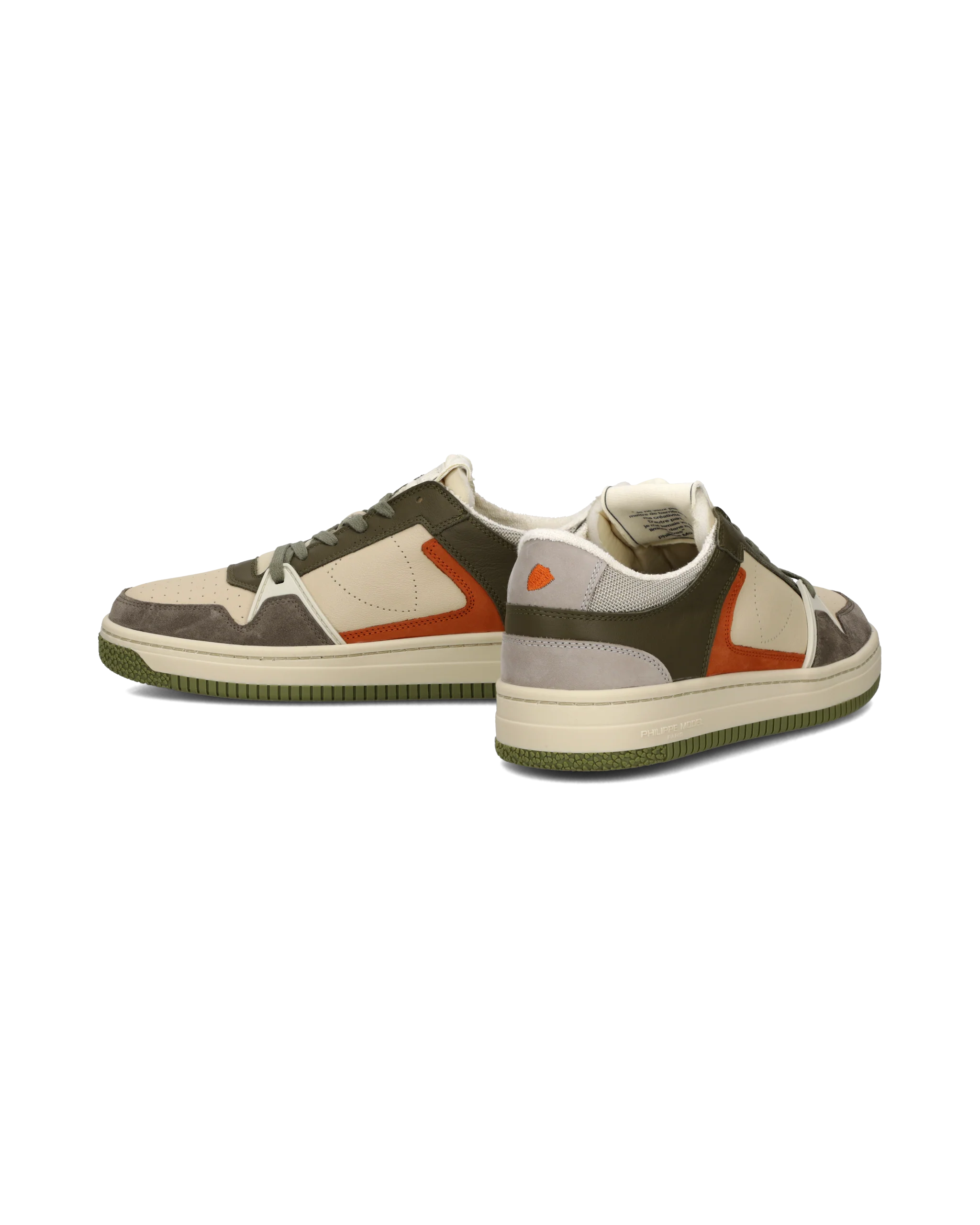 Sneakers La Grande Tennis Men, Military Green Beige - Image 6