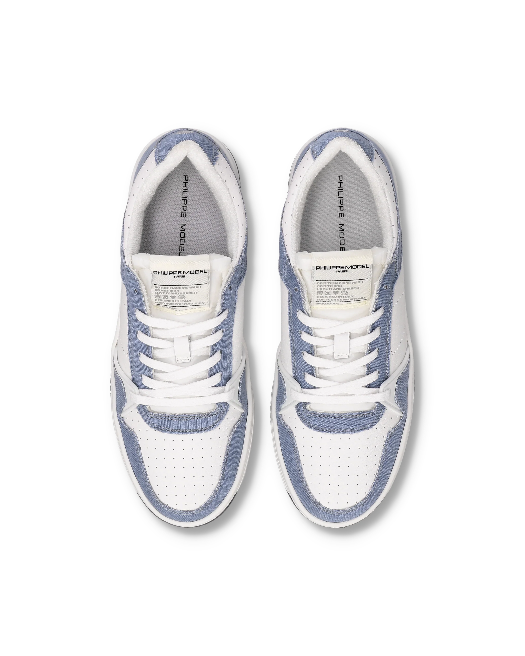 Sneakers La Grande Tennis Men, White Light Blue - Image 4