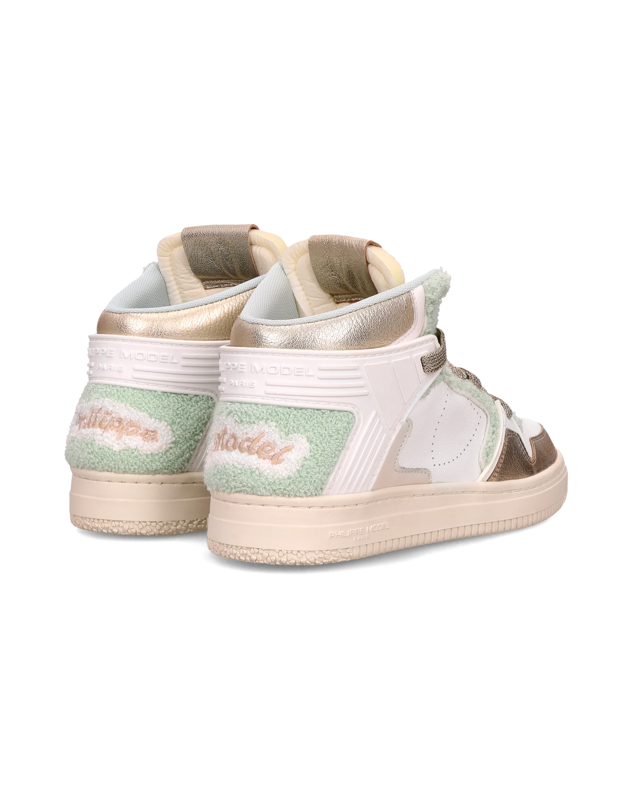 Sneakers La Grande Tennis Women, White Aquamarine - Image 3