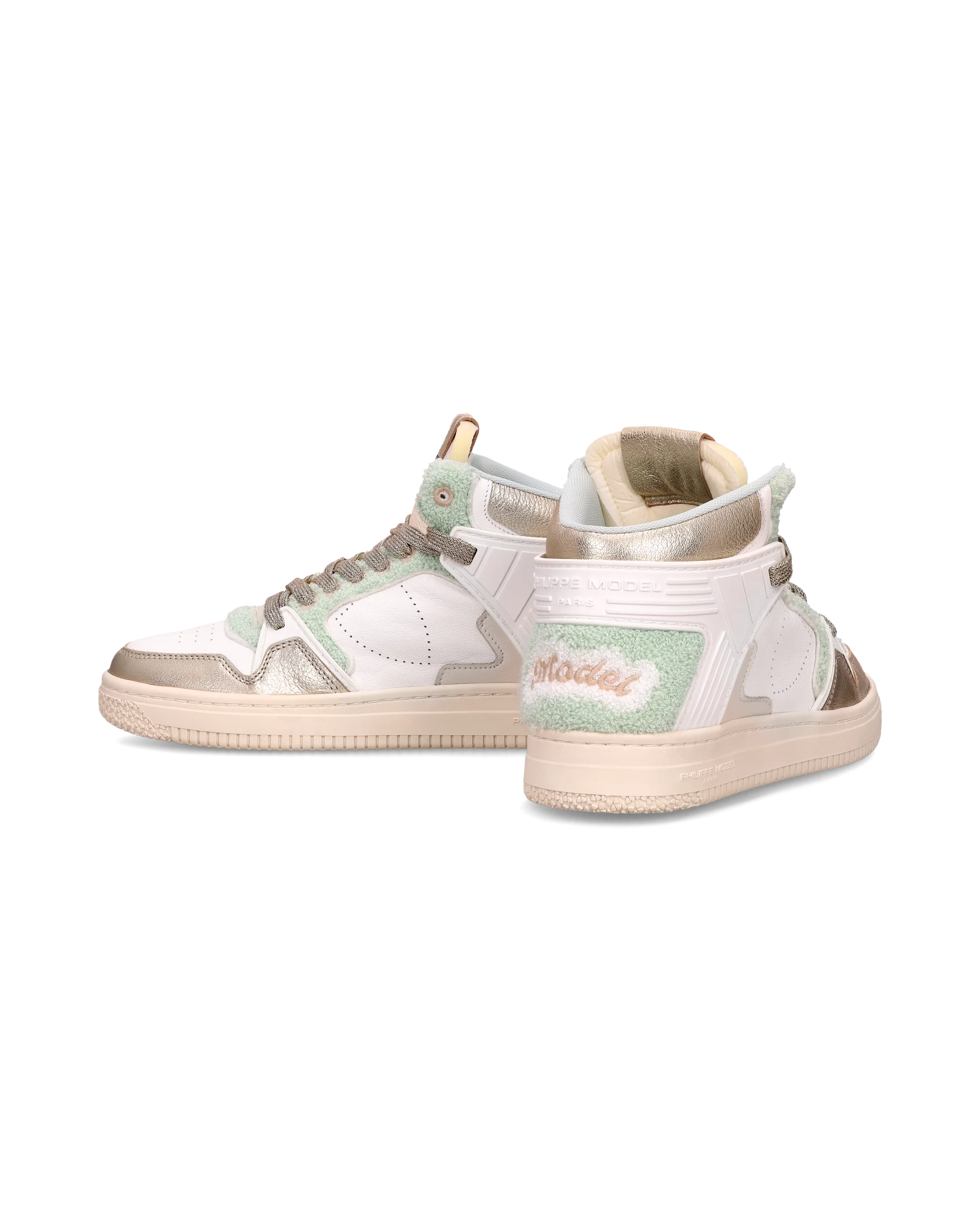 Sneakers La Grande Tennis Women, White Aquamarine - Image 6