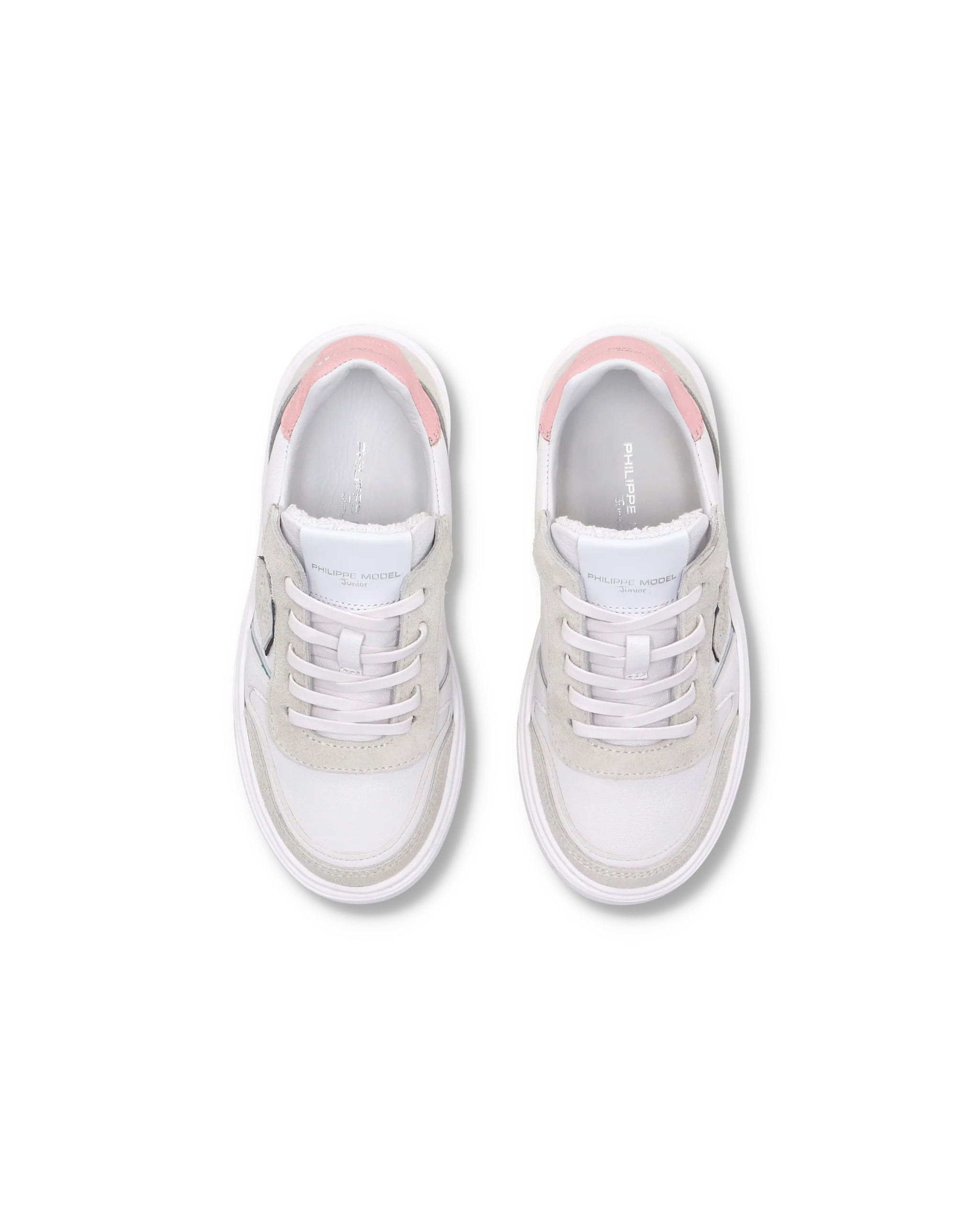 Sneakers Nice Tennis Junior, White Pink - Image 4