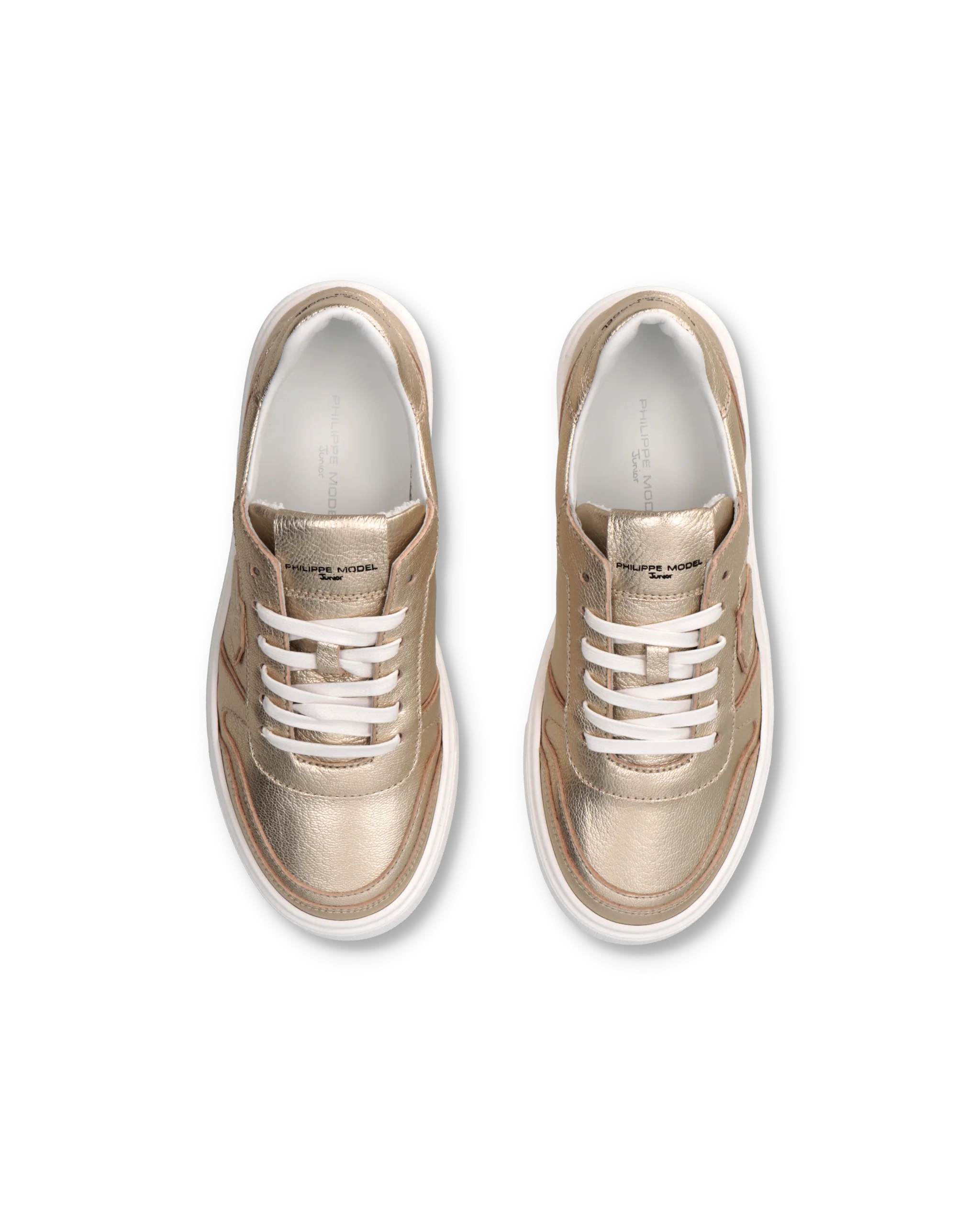 Sneakers Nice Tennis Junior, Gold - Image 4