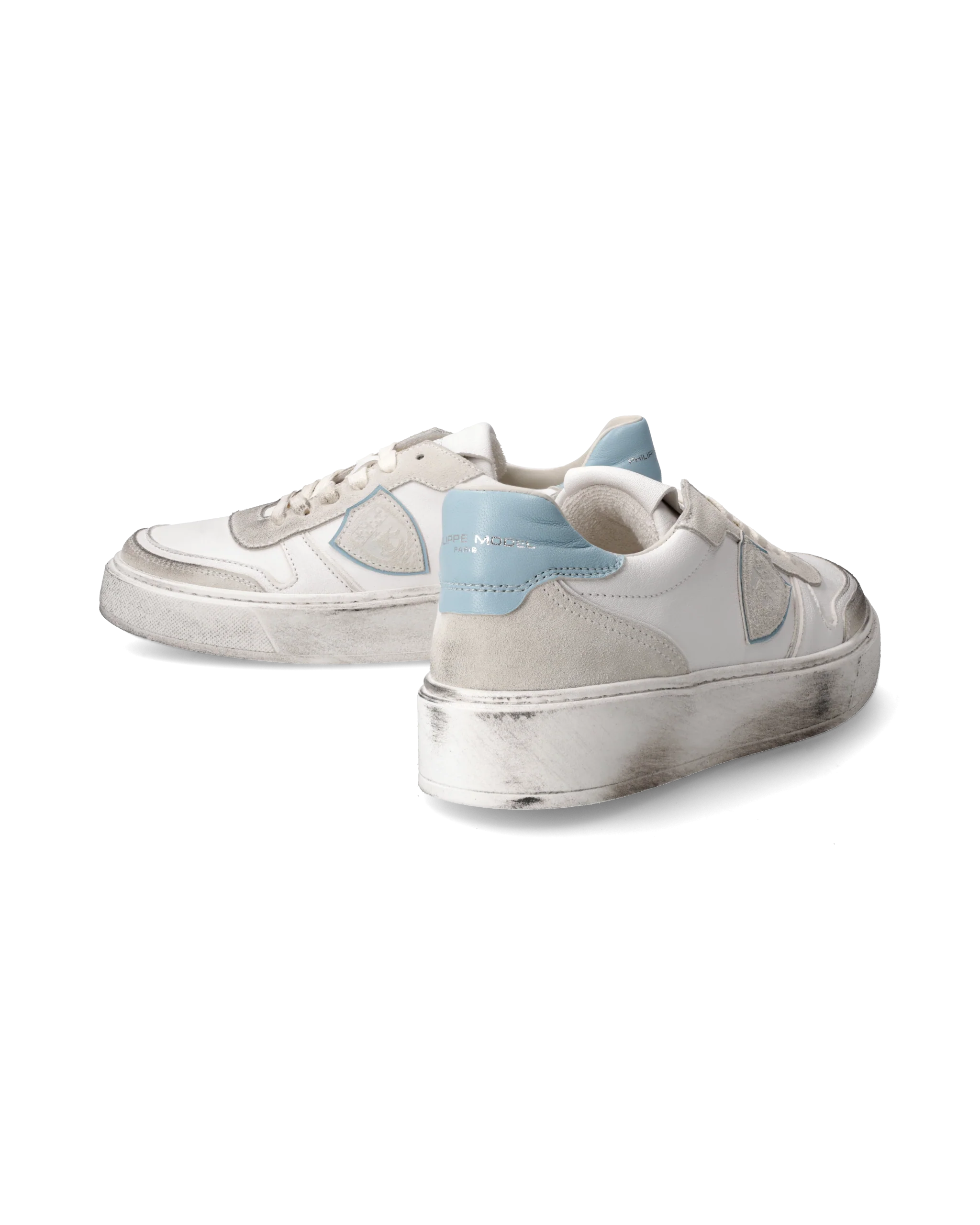 Sneakers Nice Tennis Junior, White Turquoise - Image 6