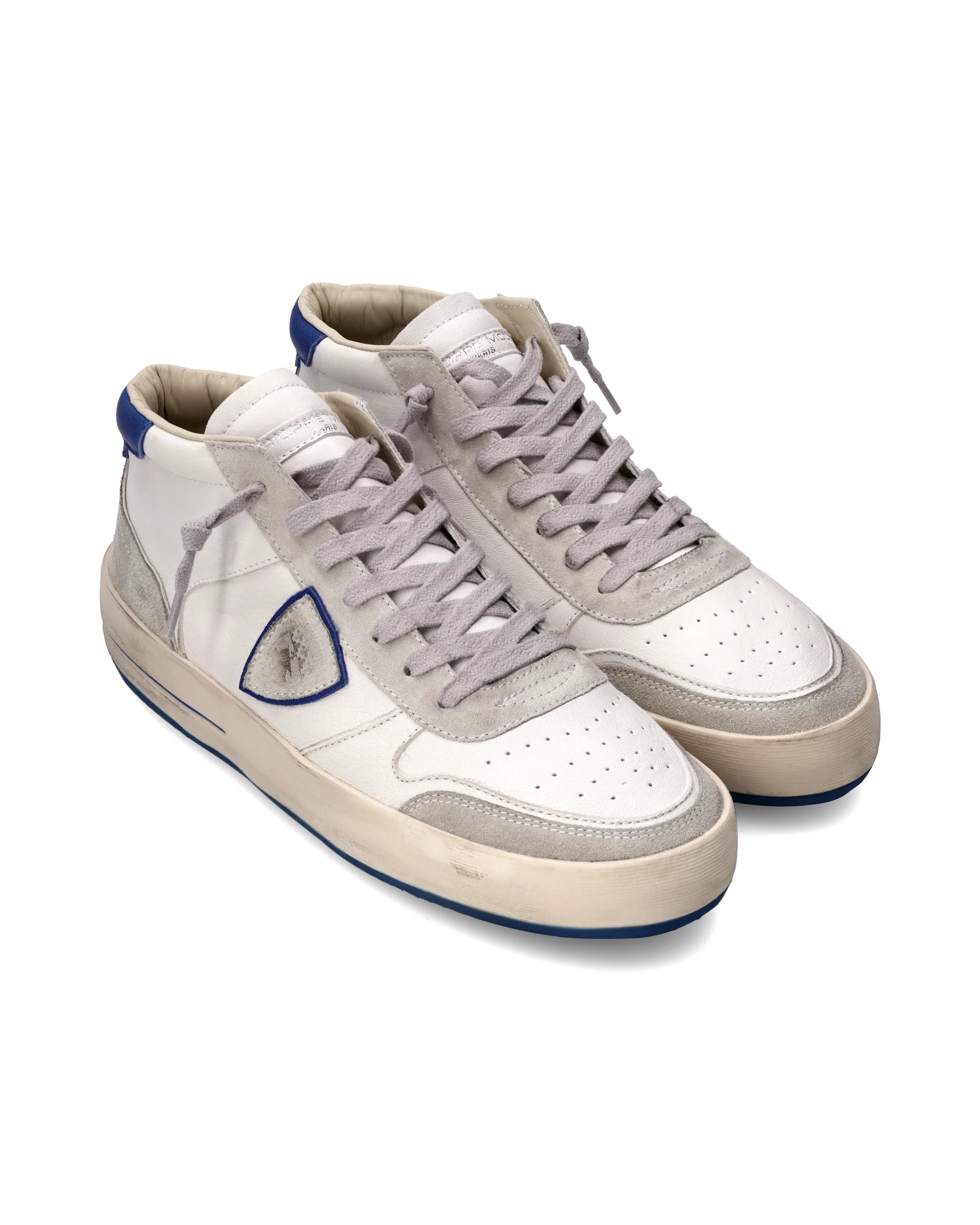 Sneakers Nice Tennis Men, White Blue - Image 2