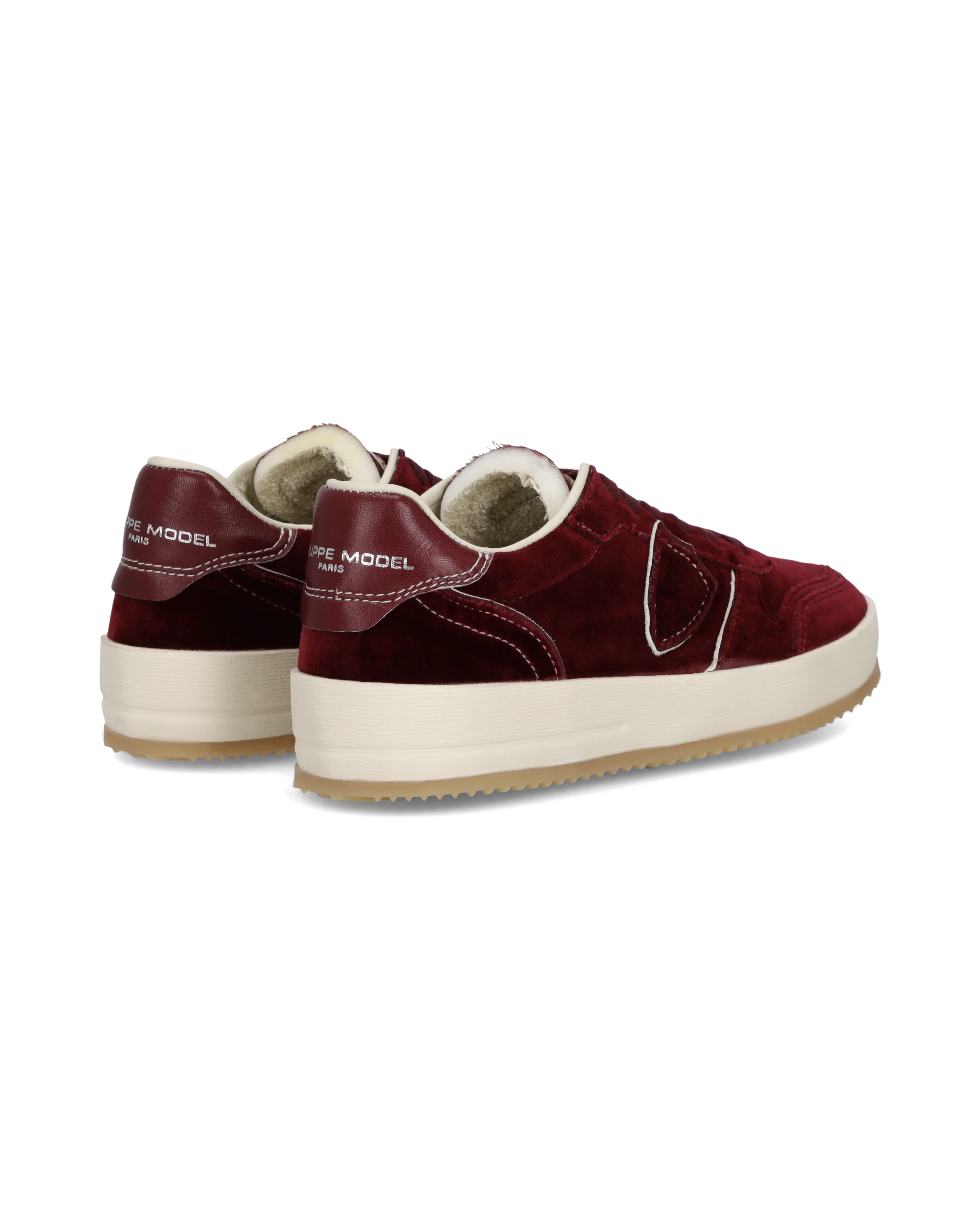 Sneakers Nice Tennis Women, Burgundy - Image 3