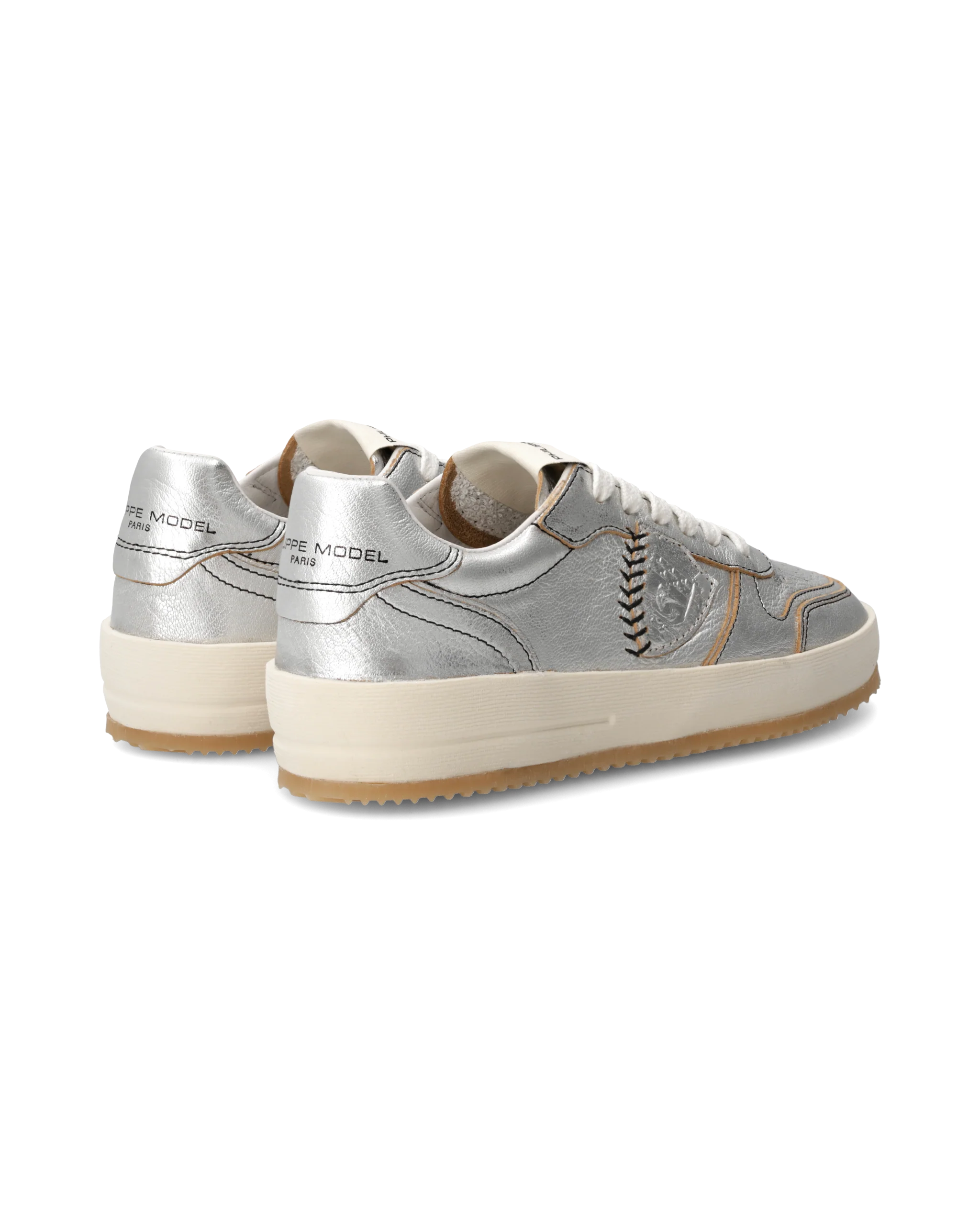 Sneakers Nice Tennis Women, Silver - Image 3