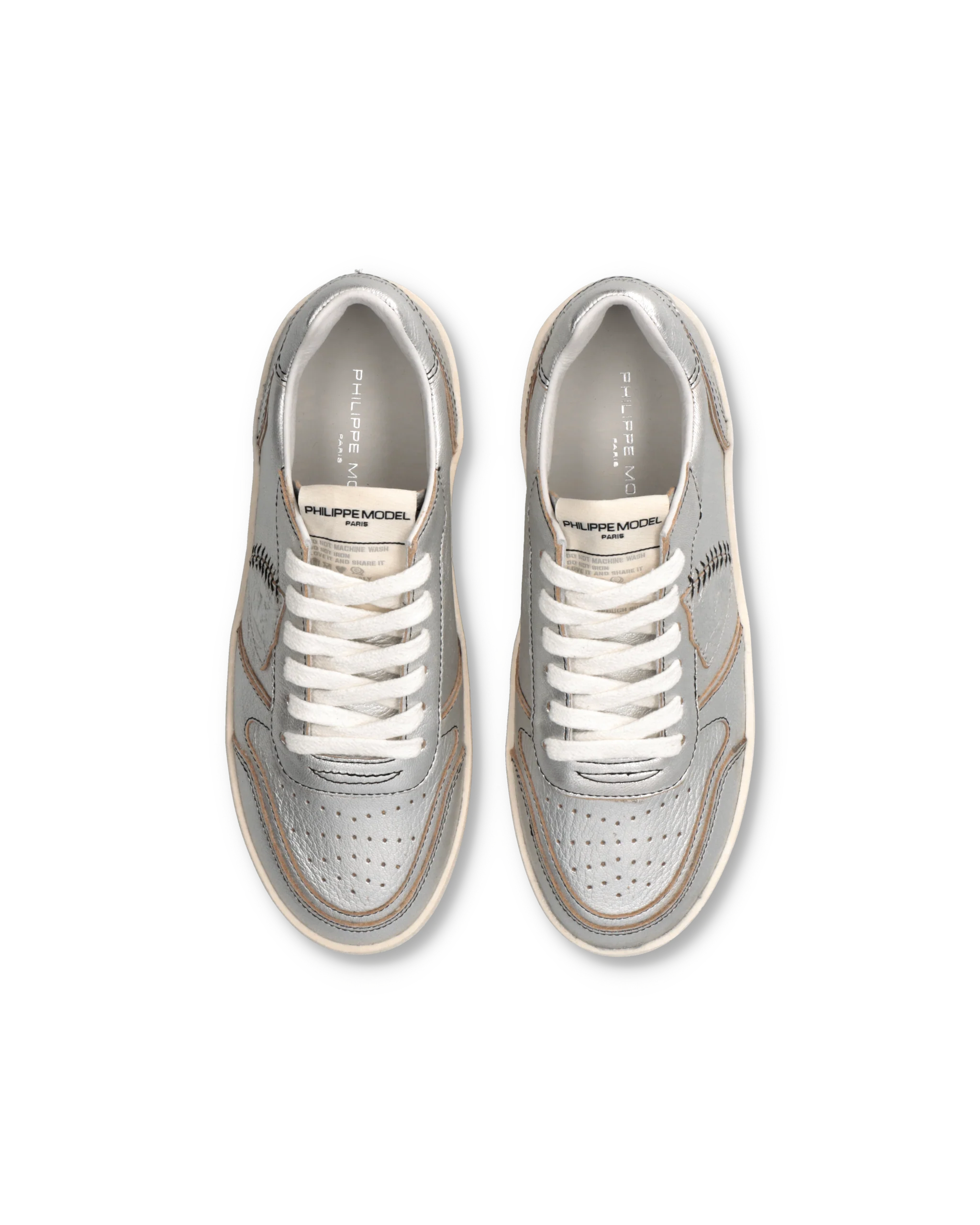 Sneakers Nice Tennis Women, Silver - Image 4