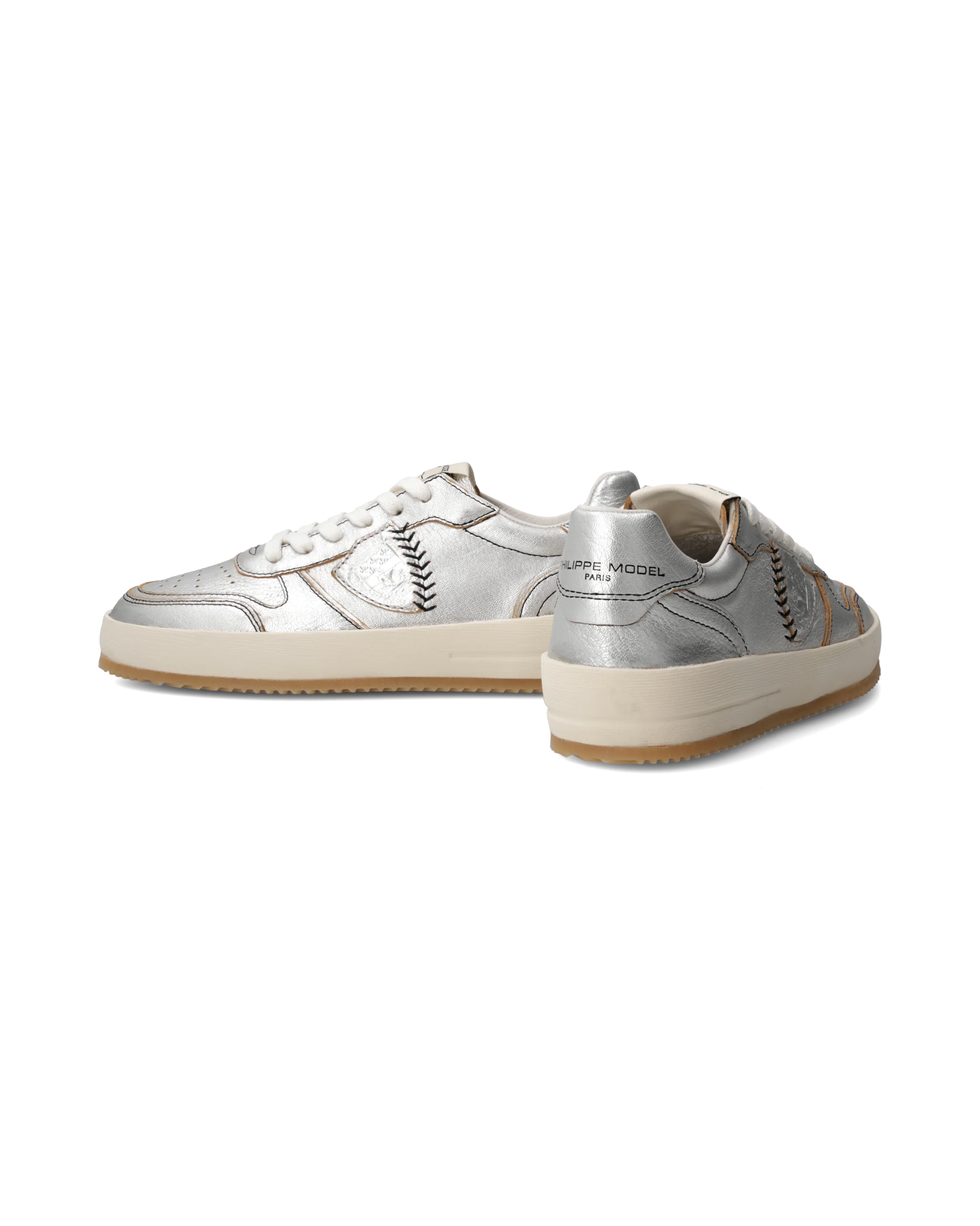 Sneakers Nice Tennis Women, Silver - Image 6