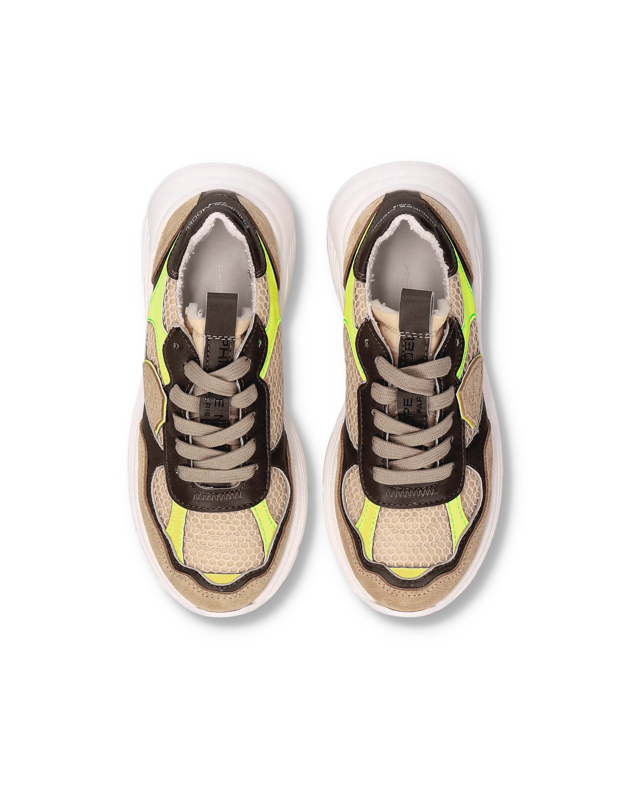 Sneakers Olympique Junior, Beige Yellow - Image 4
