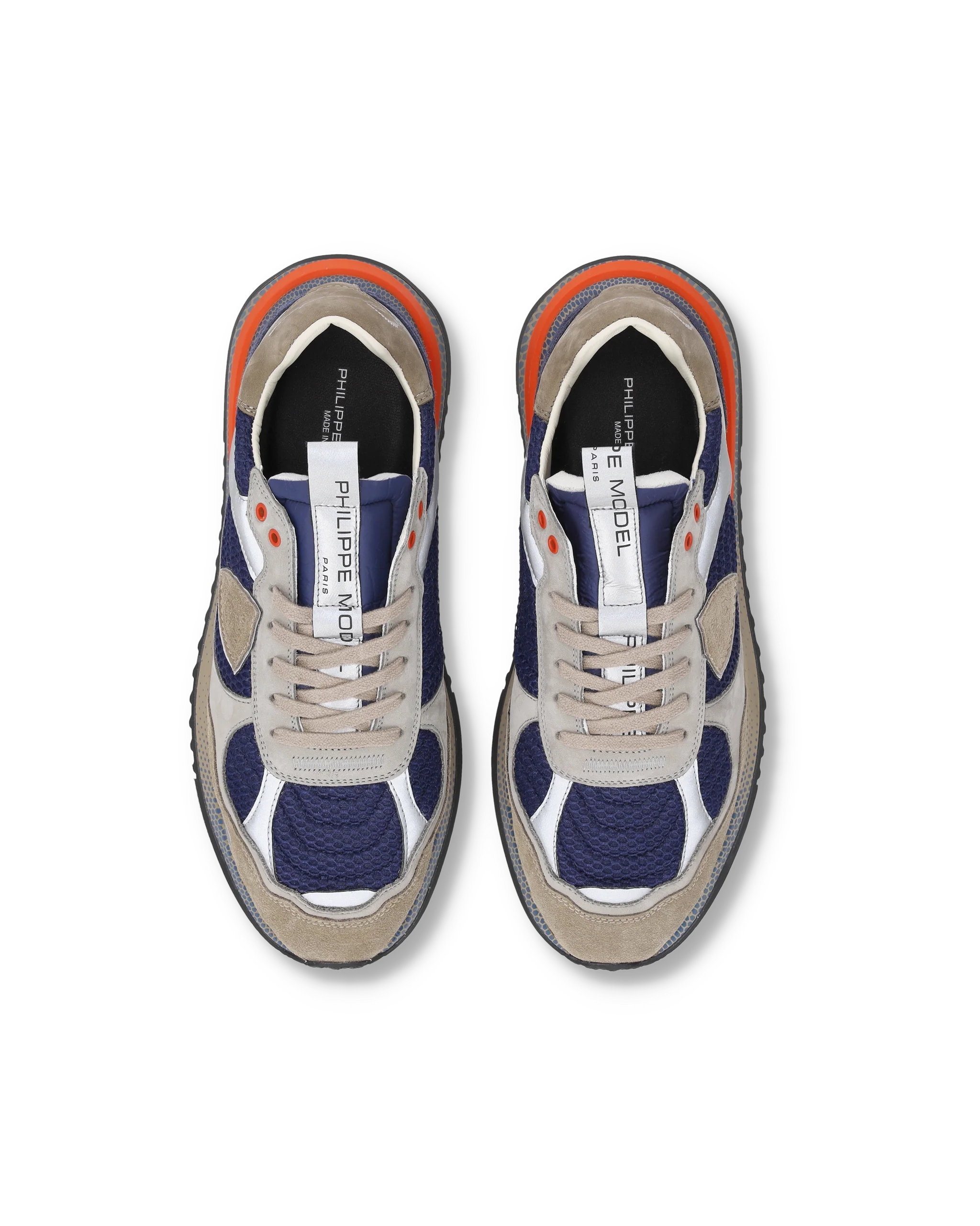 Sneakers Olympique Running Men, Grey Blue - Image 4