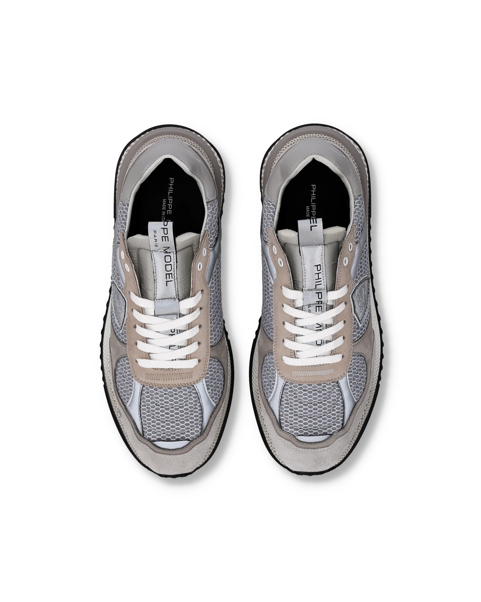 Sneakers Olympique Running Men, Grey Beige - Image 4