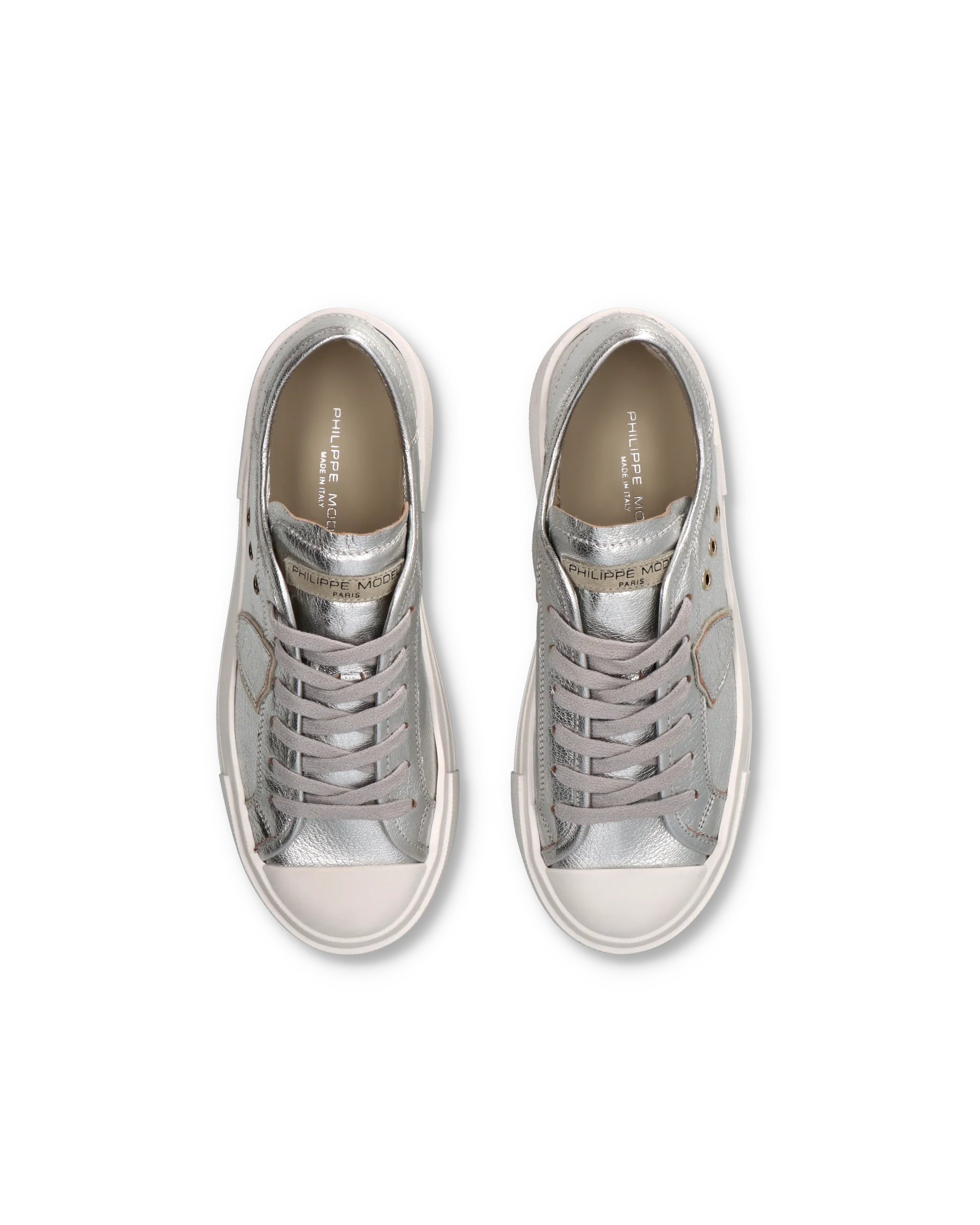 Sneakers Paris Haute Tennis Women, Silver - Image 4