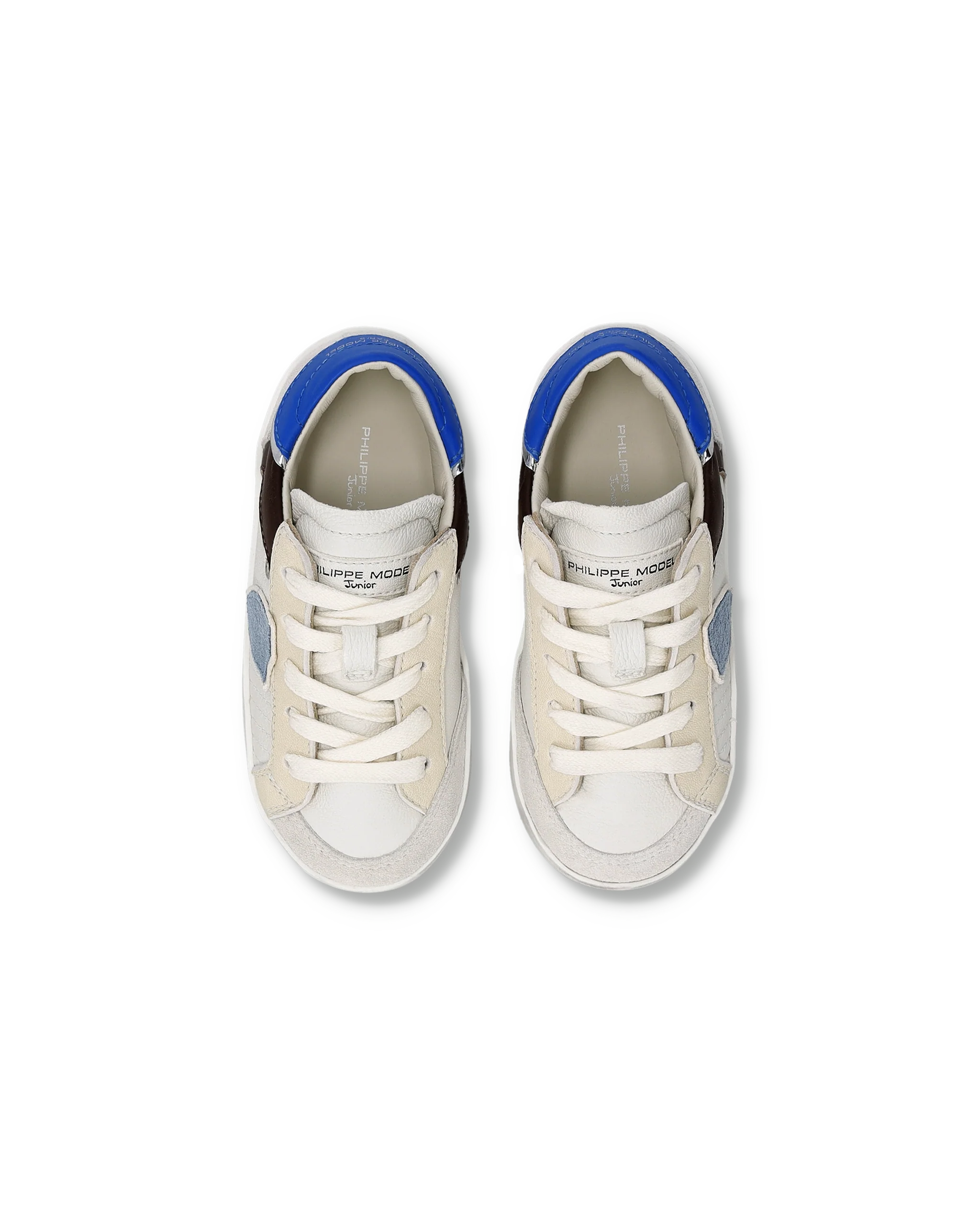 Sneaker Prsx Baby, White Blue Grey - Image 4