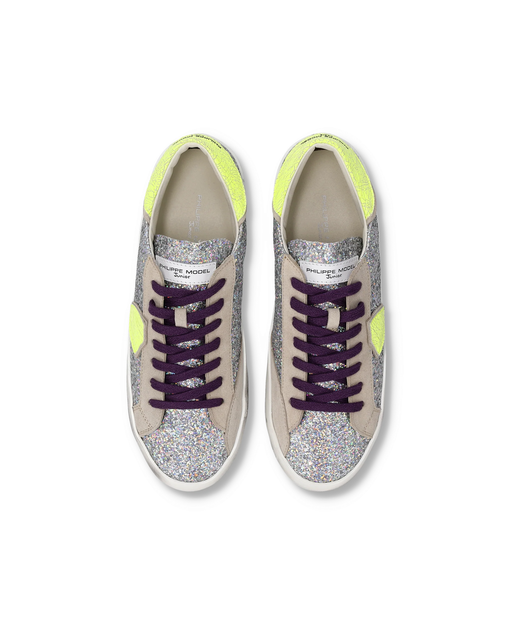 Sneakers Prsx Junior, Silver Neon - Image 4