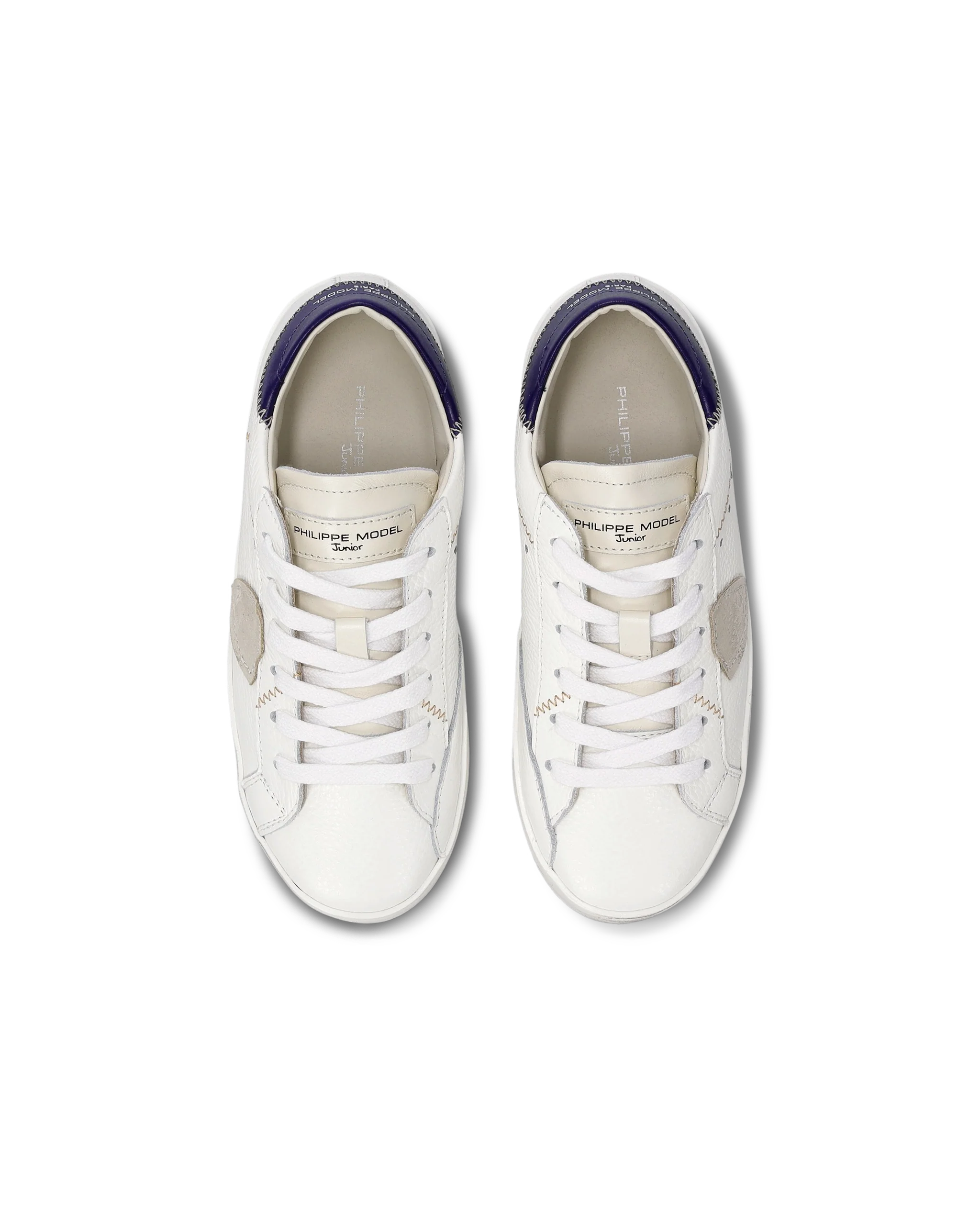 Sneaker Prsx Kids, White Blue - Image 4