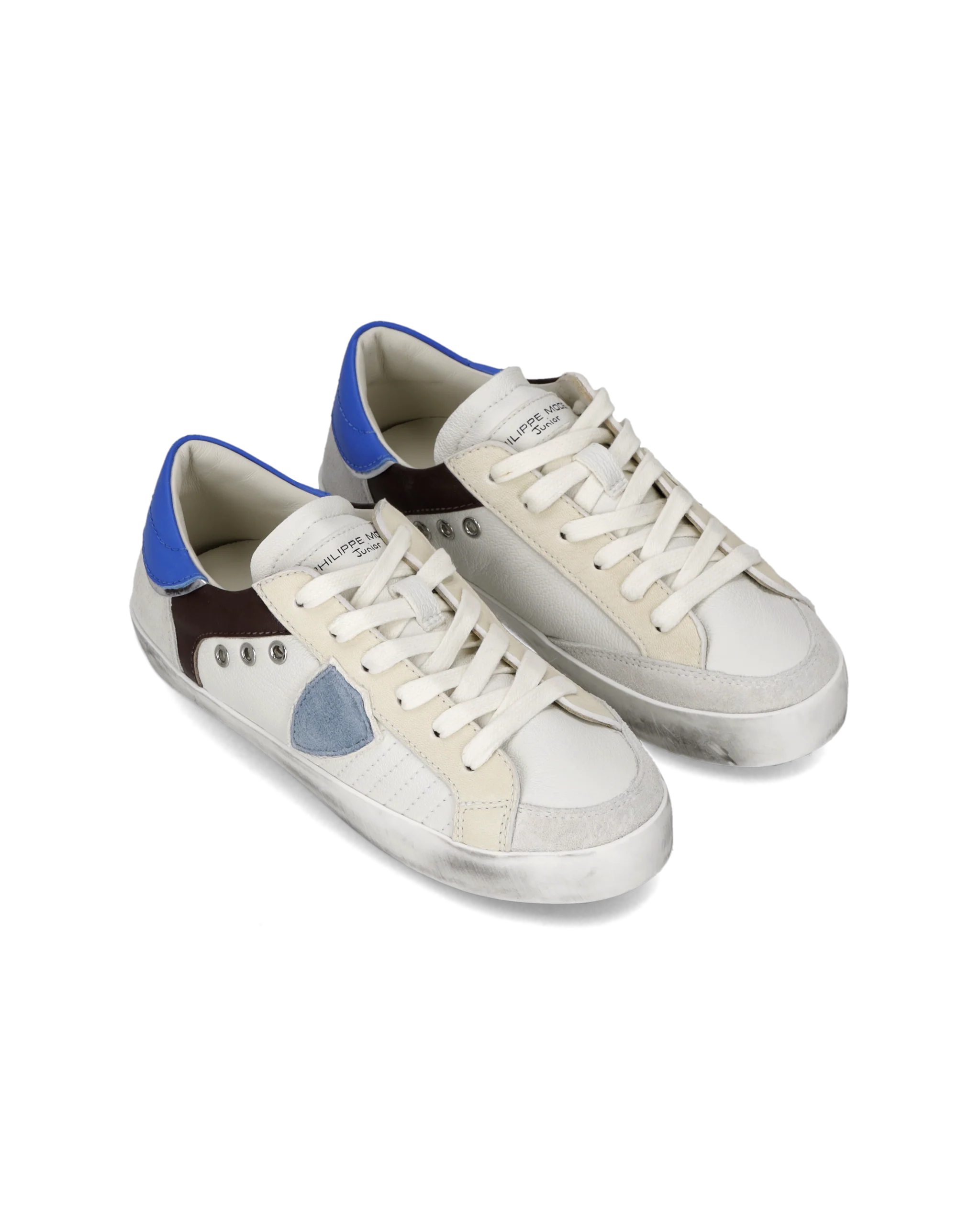 Sneaker Prsx Kids, White Blue Grey - Image 2
