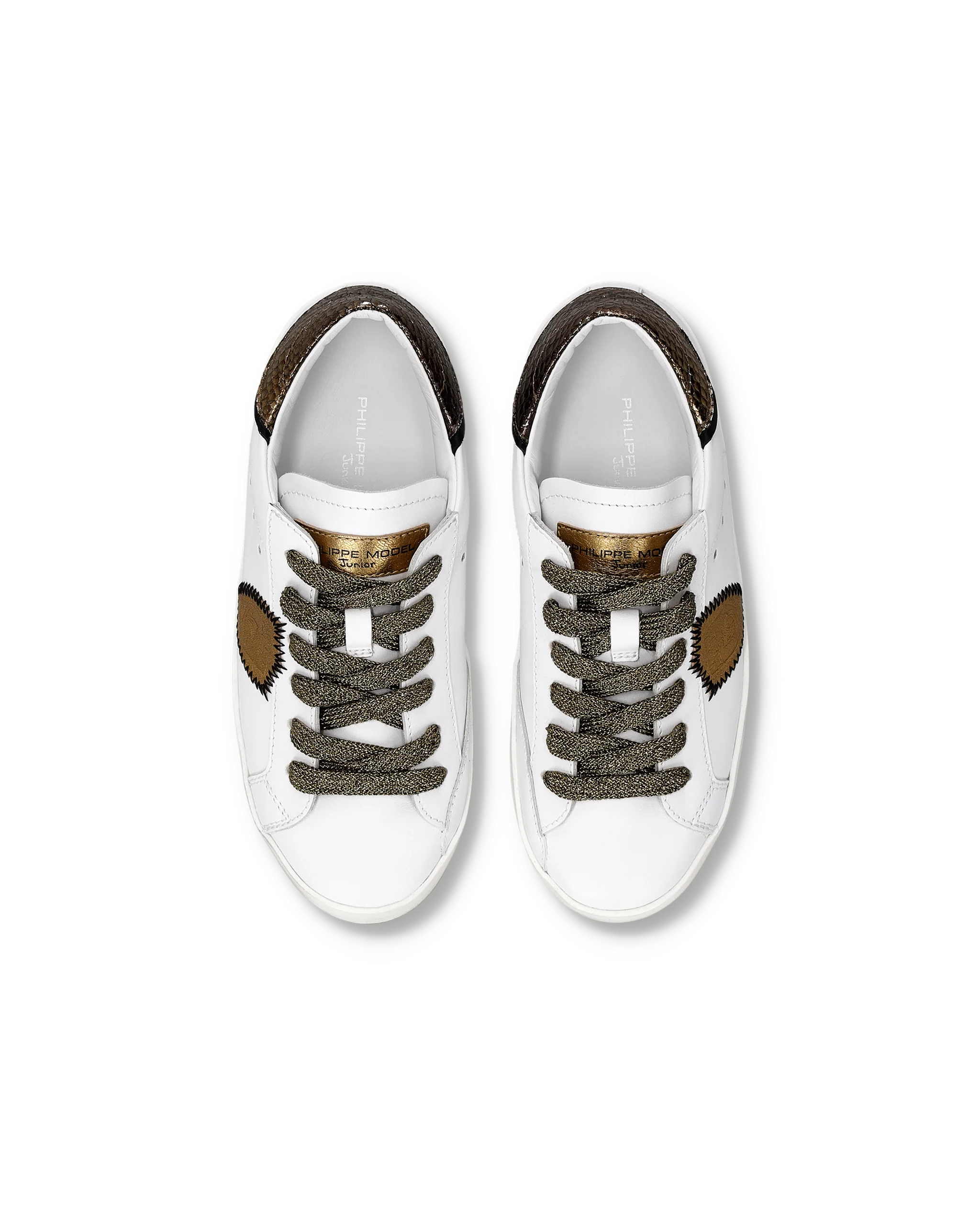 Sneaker Prsx Kids, White Bronze - Image 4