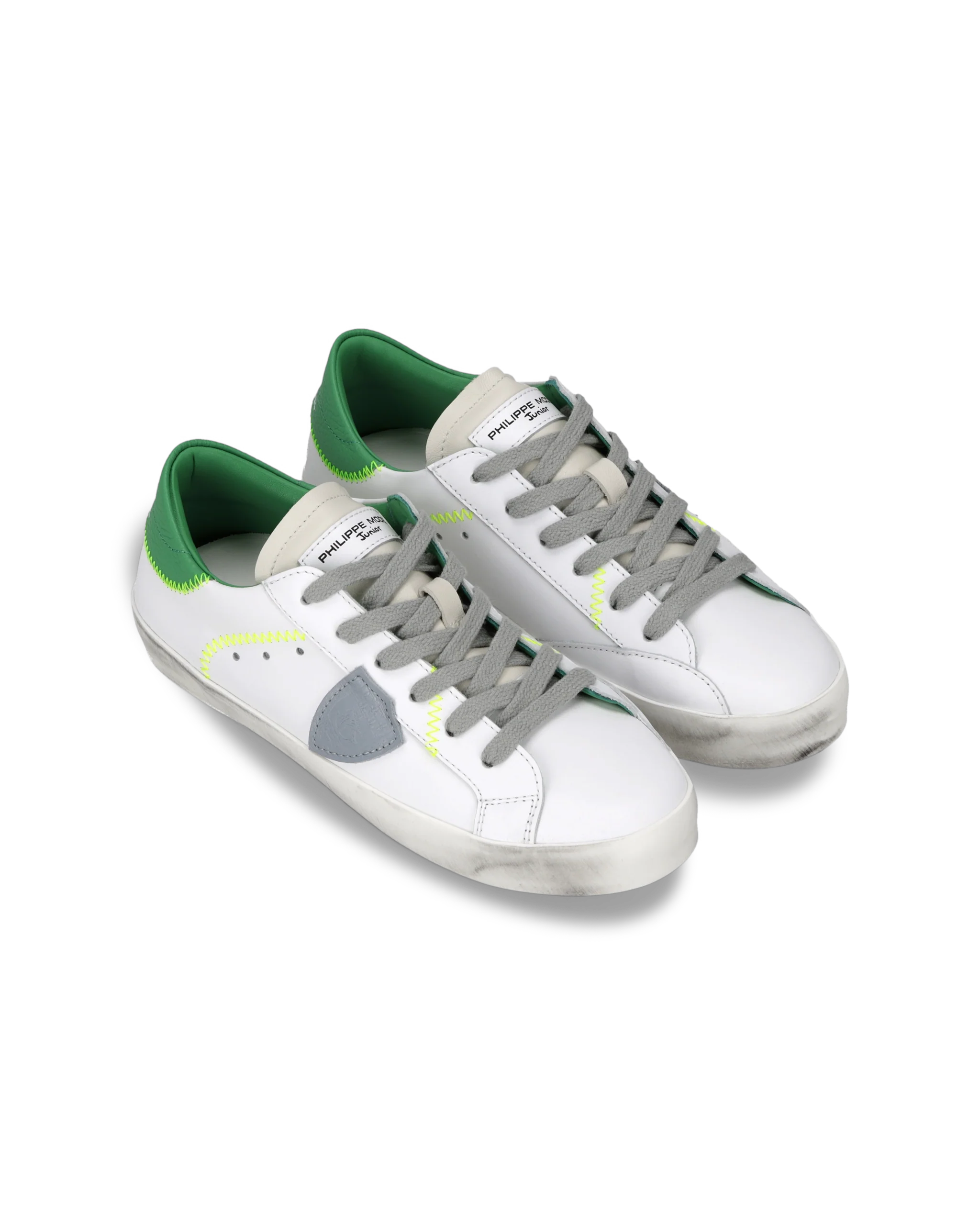Sneaker Prsx Kids, White Green - Image 2