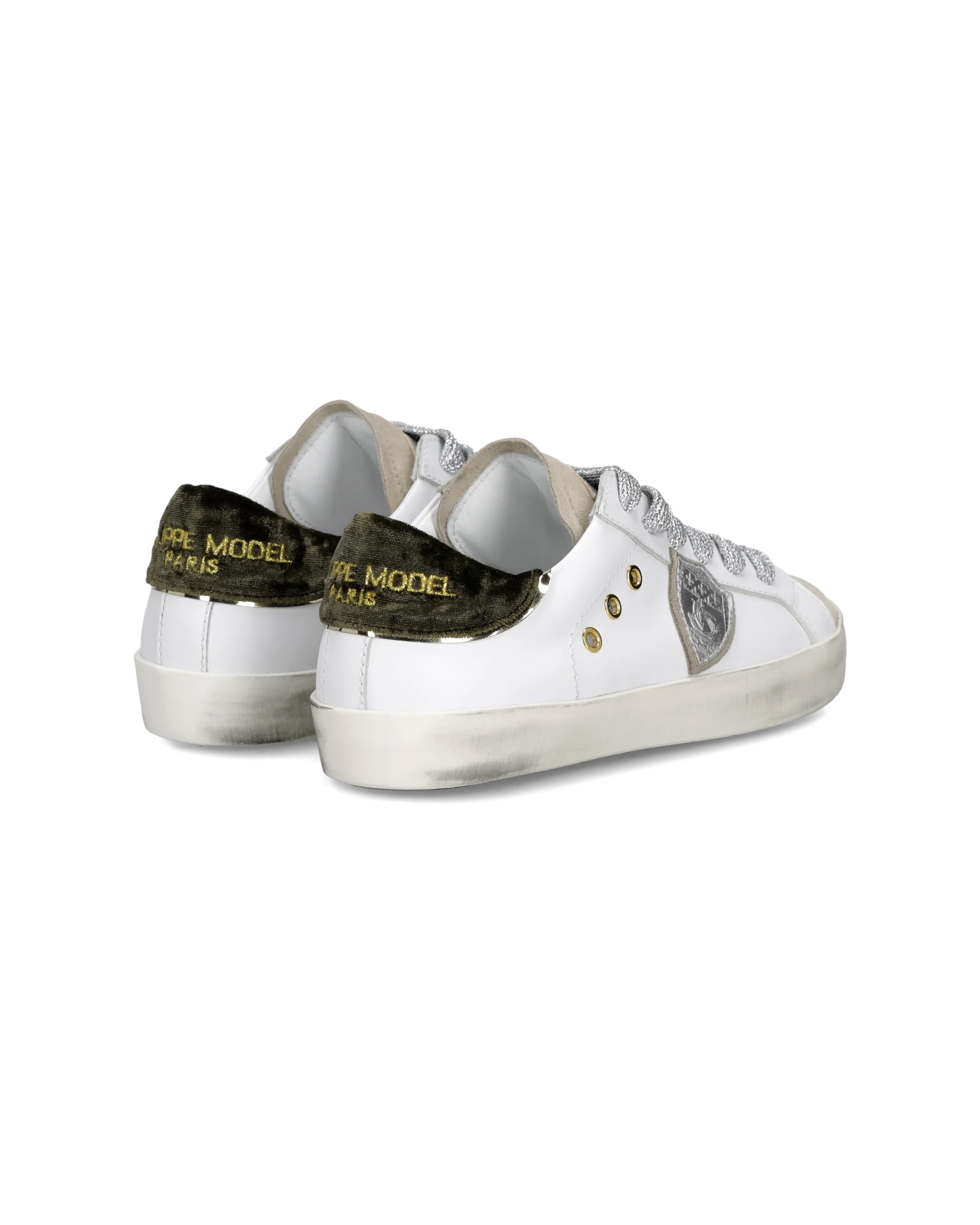 Sneaker Prsx Kids, White Military Green - Image 3