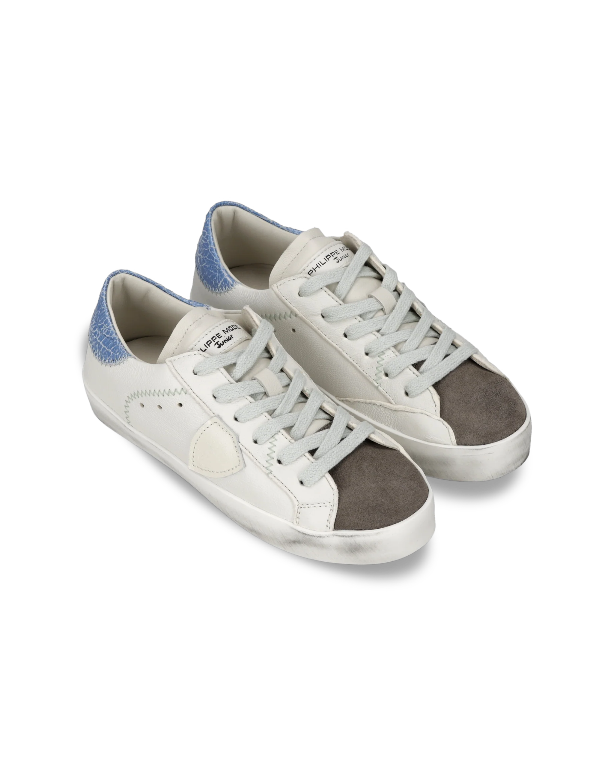 Sneaker Prsx Kids, White Light Blue - Image 2