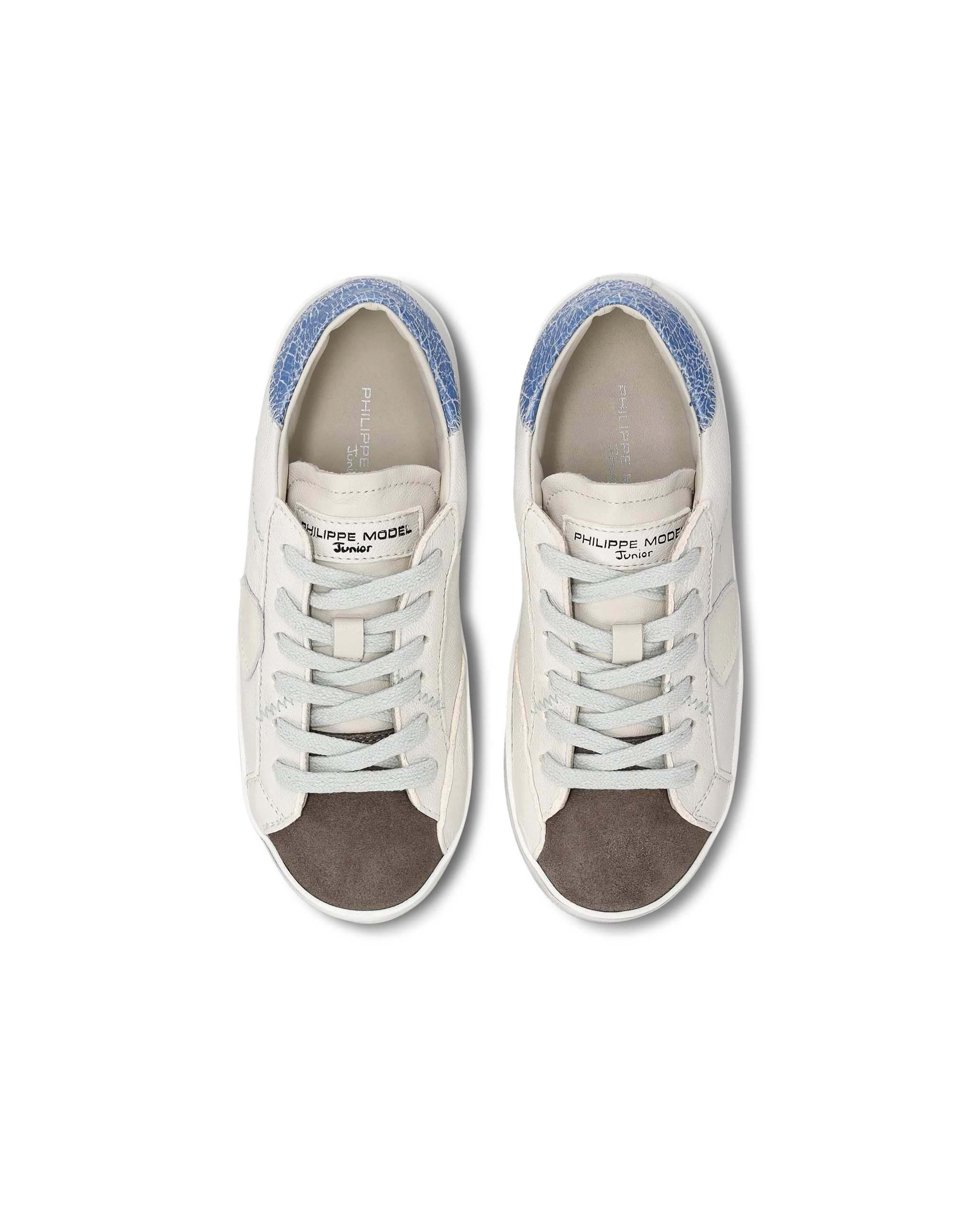 Sneaker Prsx Kids, White Light Blue - Image 4