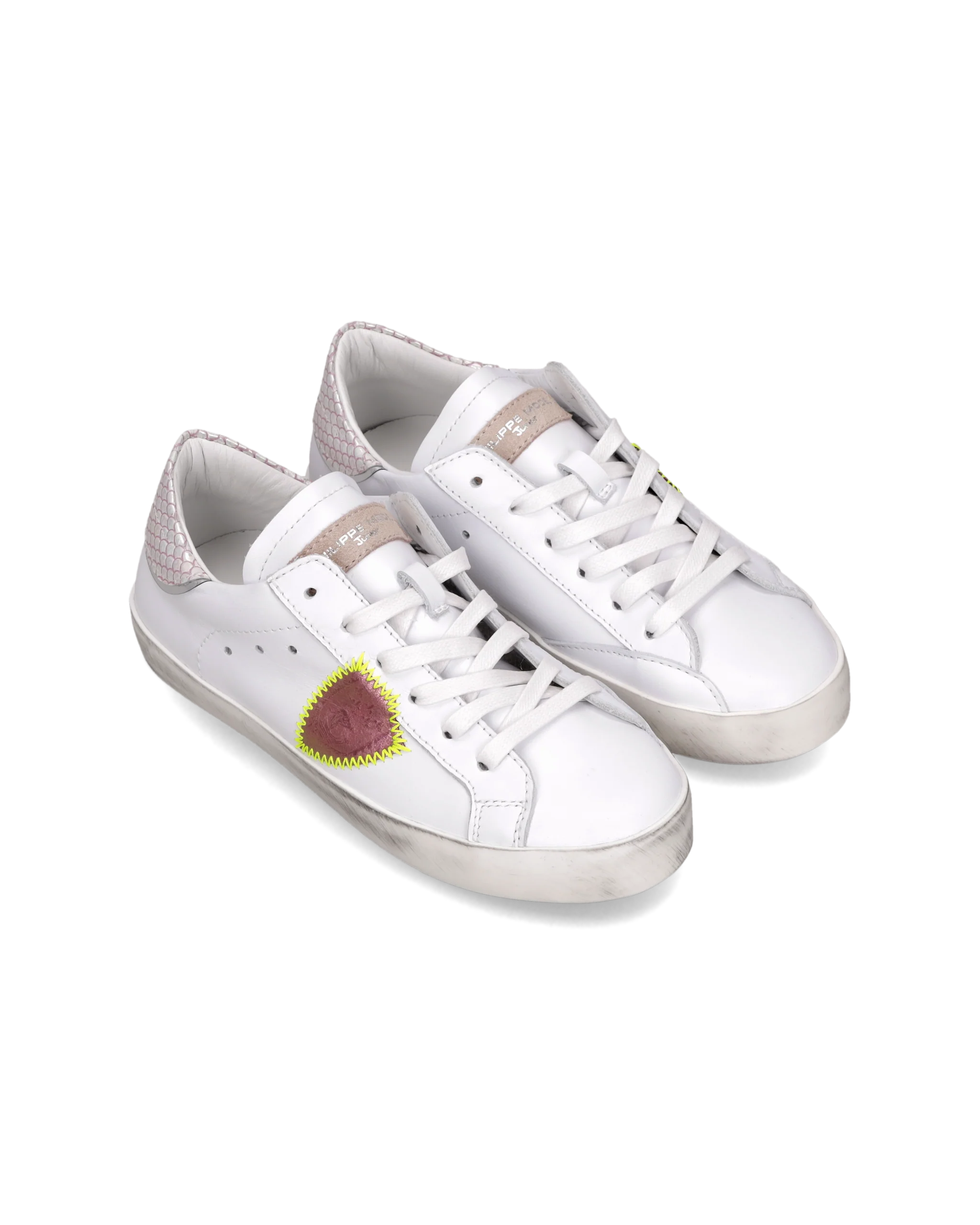 Sneakers Prsx Kids, White Pink - Image 2