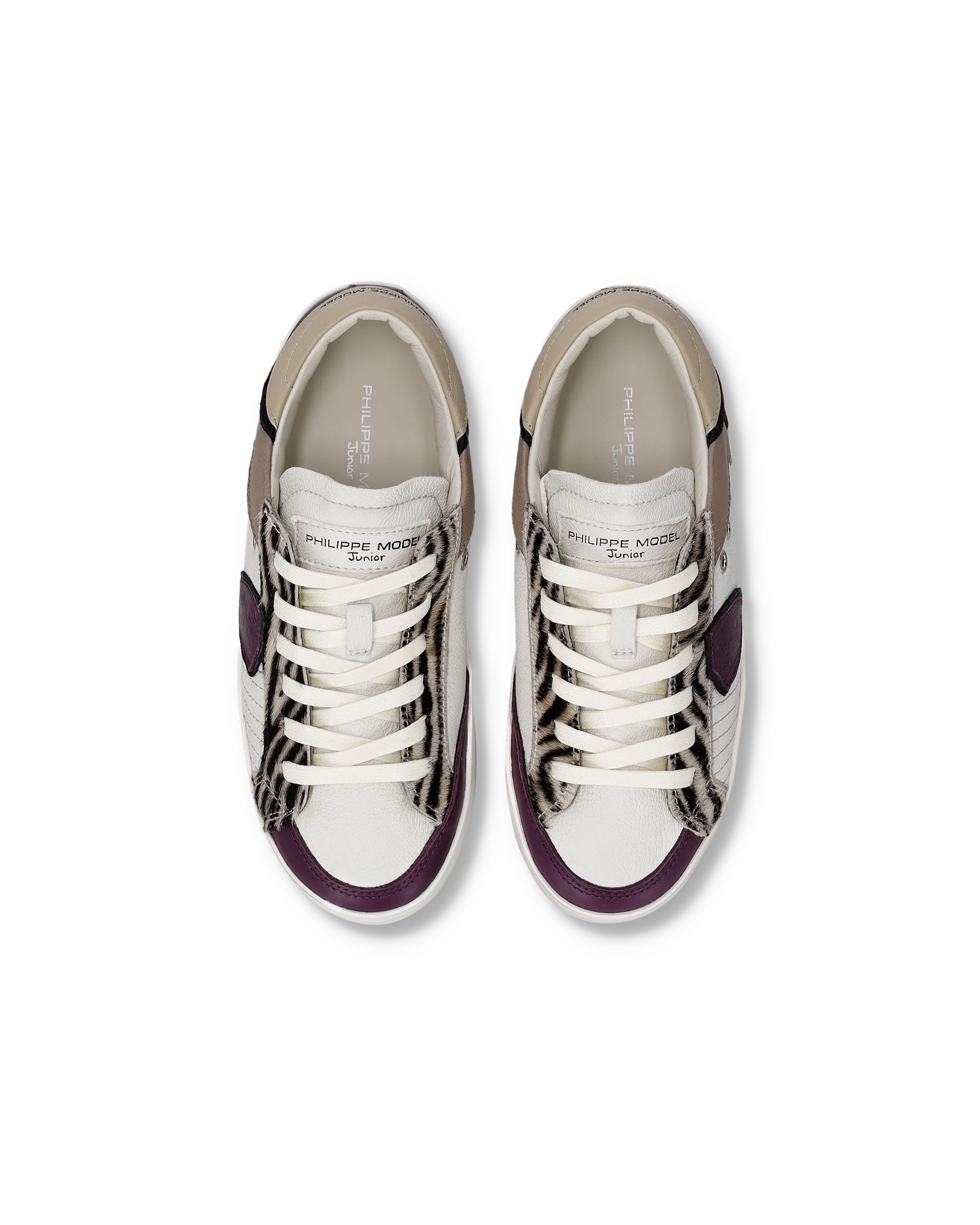 Sneaker Prsx Kids, White Purple - Image 4