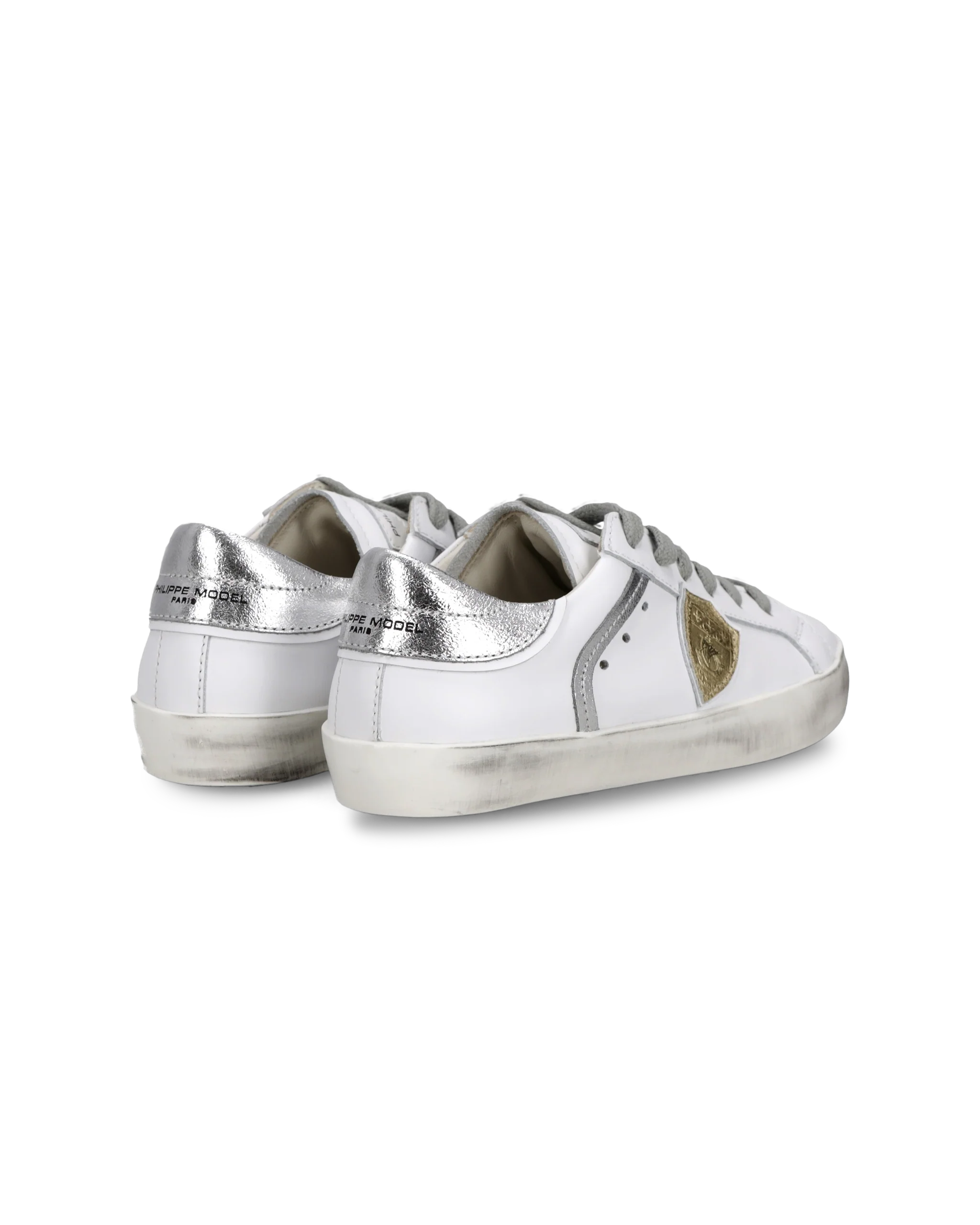 Sneaker Prsx Kids, White Silver - Image 3