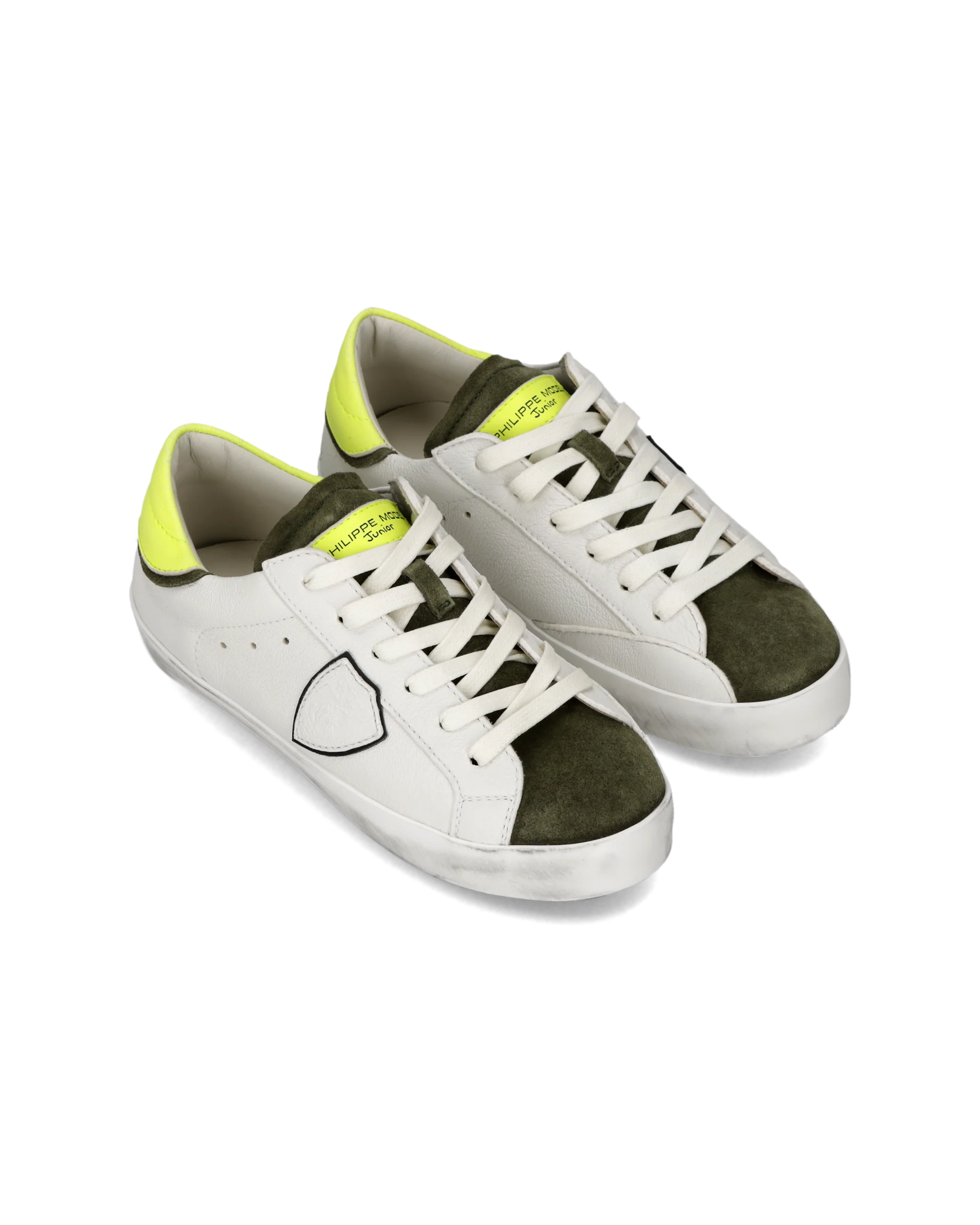 Sneaker Prsx Kids, White Yellow - Image 2