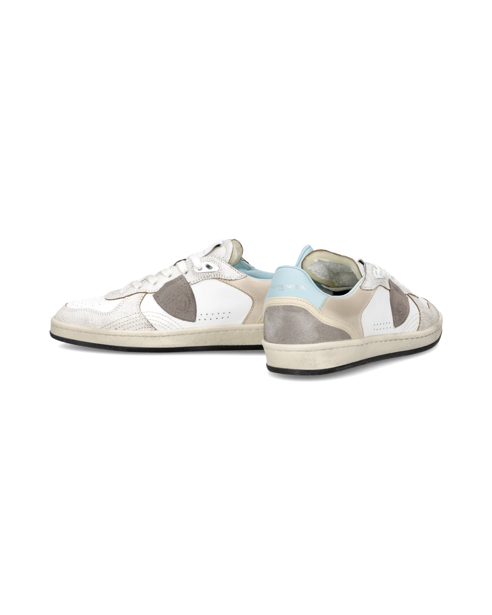 Sneakers Pgal Men, White Sky Blue - Image 6