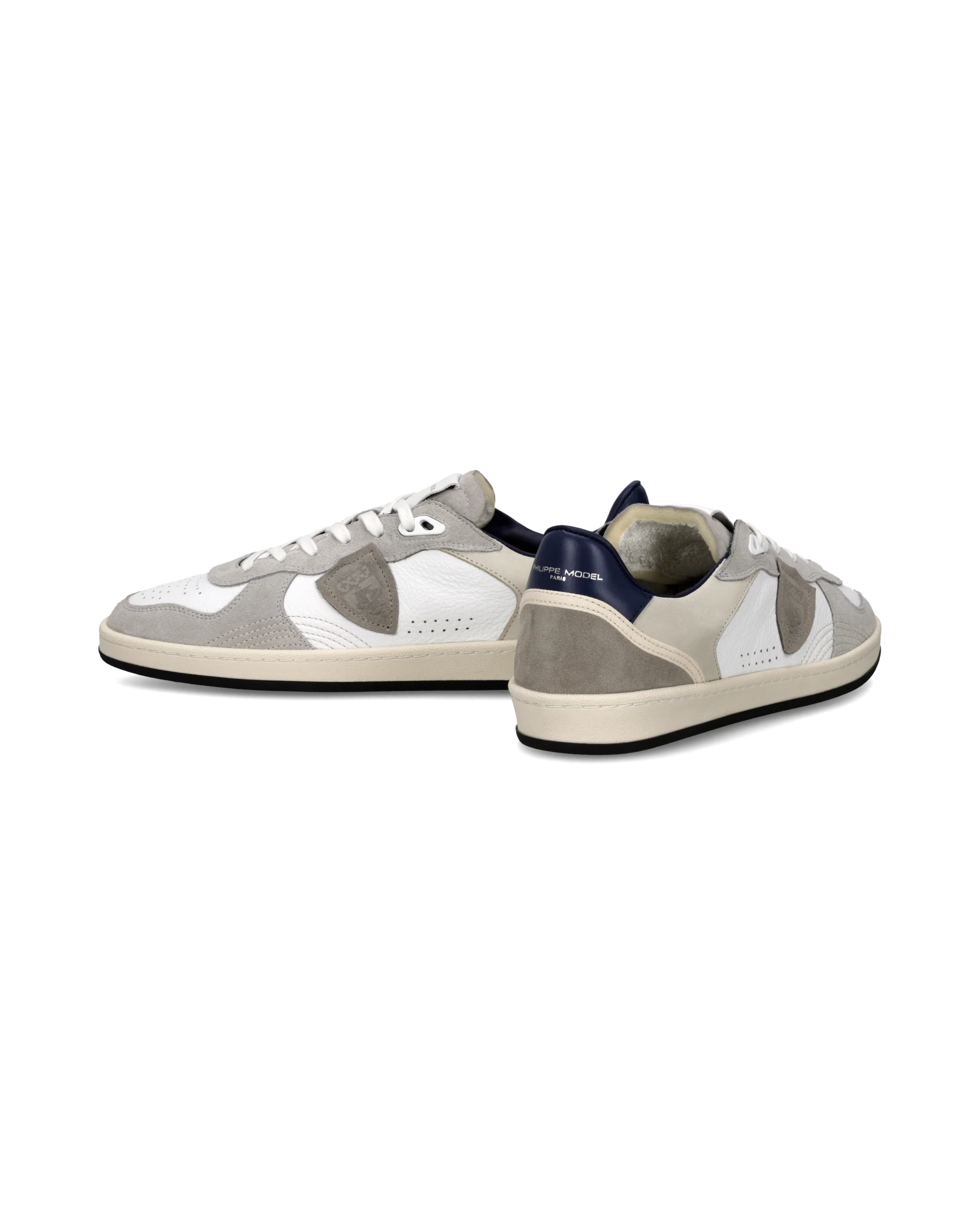 Sneakers Pgal Men, White Grey Blue - Image 6