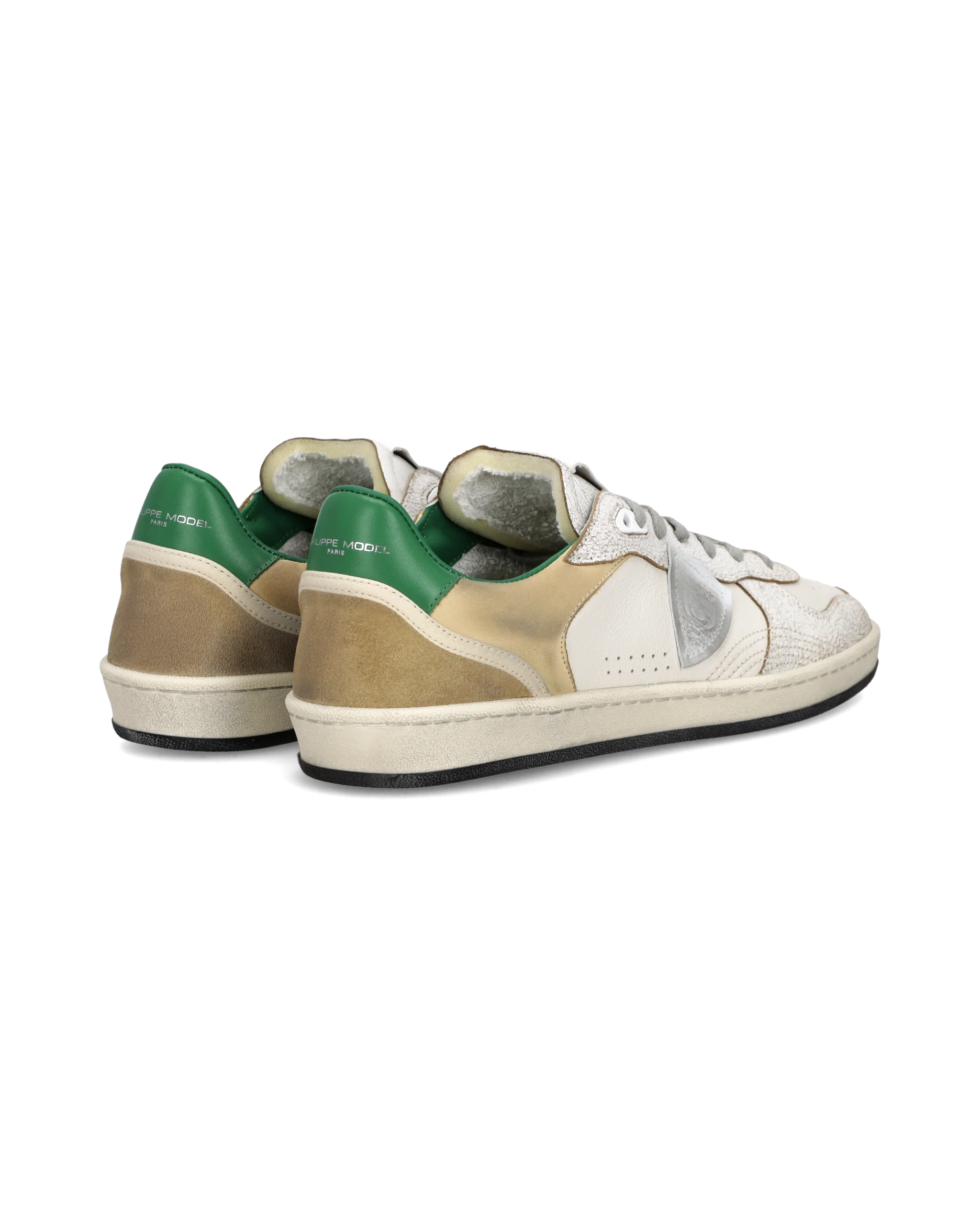 Sneakers Pgal Men, White Green - Image 3