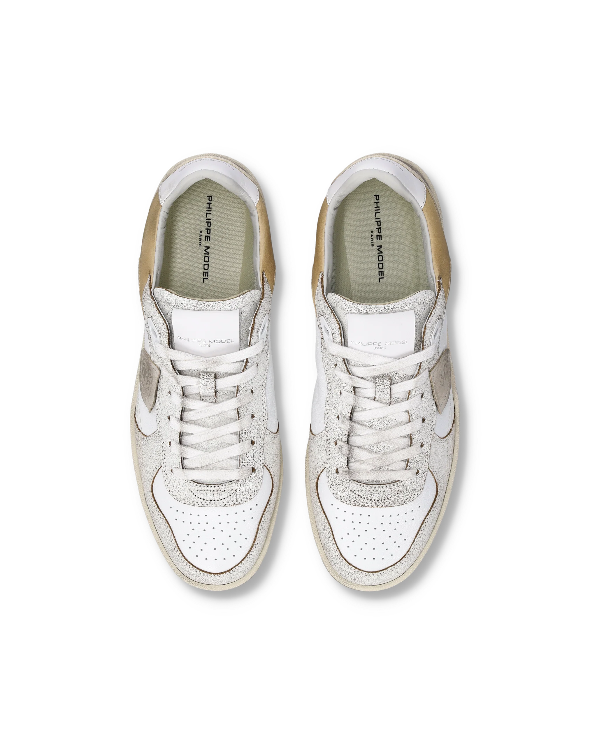 Sneakers Pgal Men, White Beige - Image 4