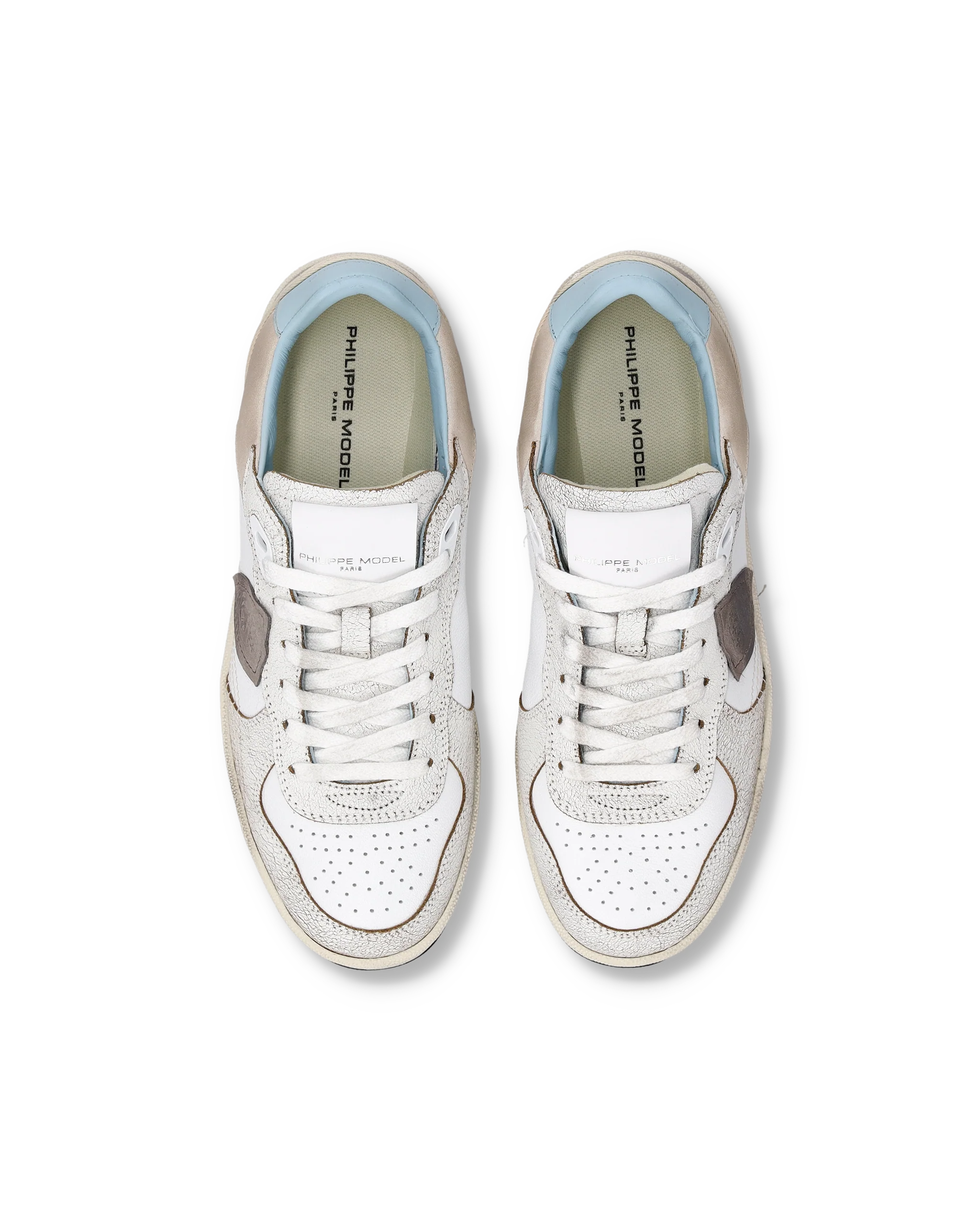 Sneakers Pgal Women, White Sky Blue - Image 4