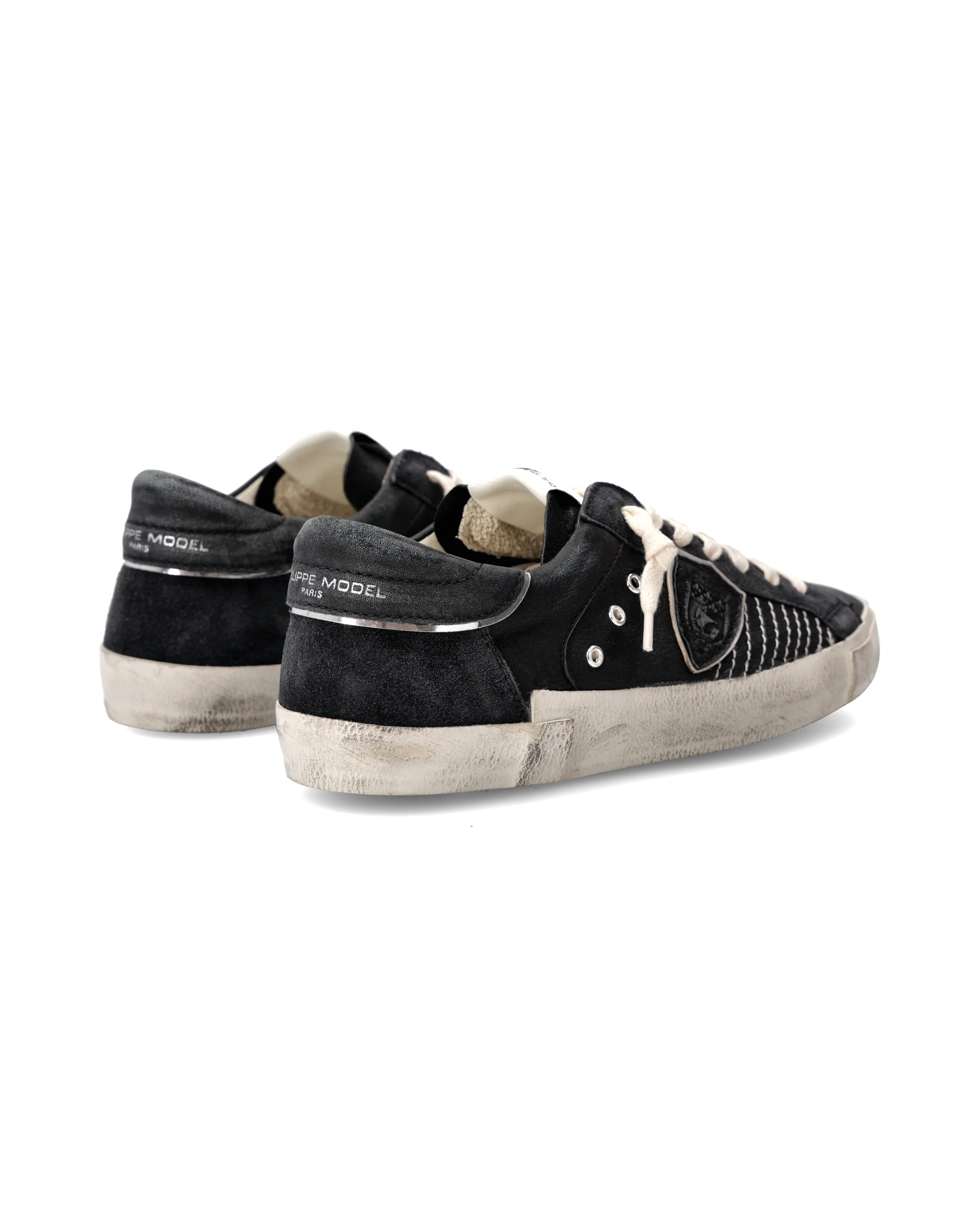 Sneakers Low-Top Prsx Tennis Men, Black - Image 3