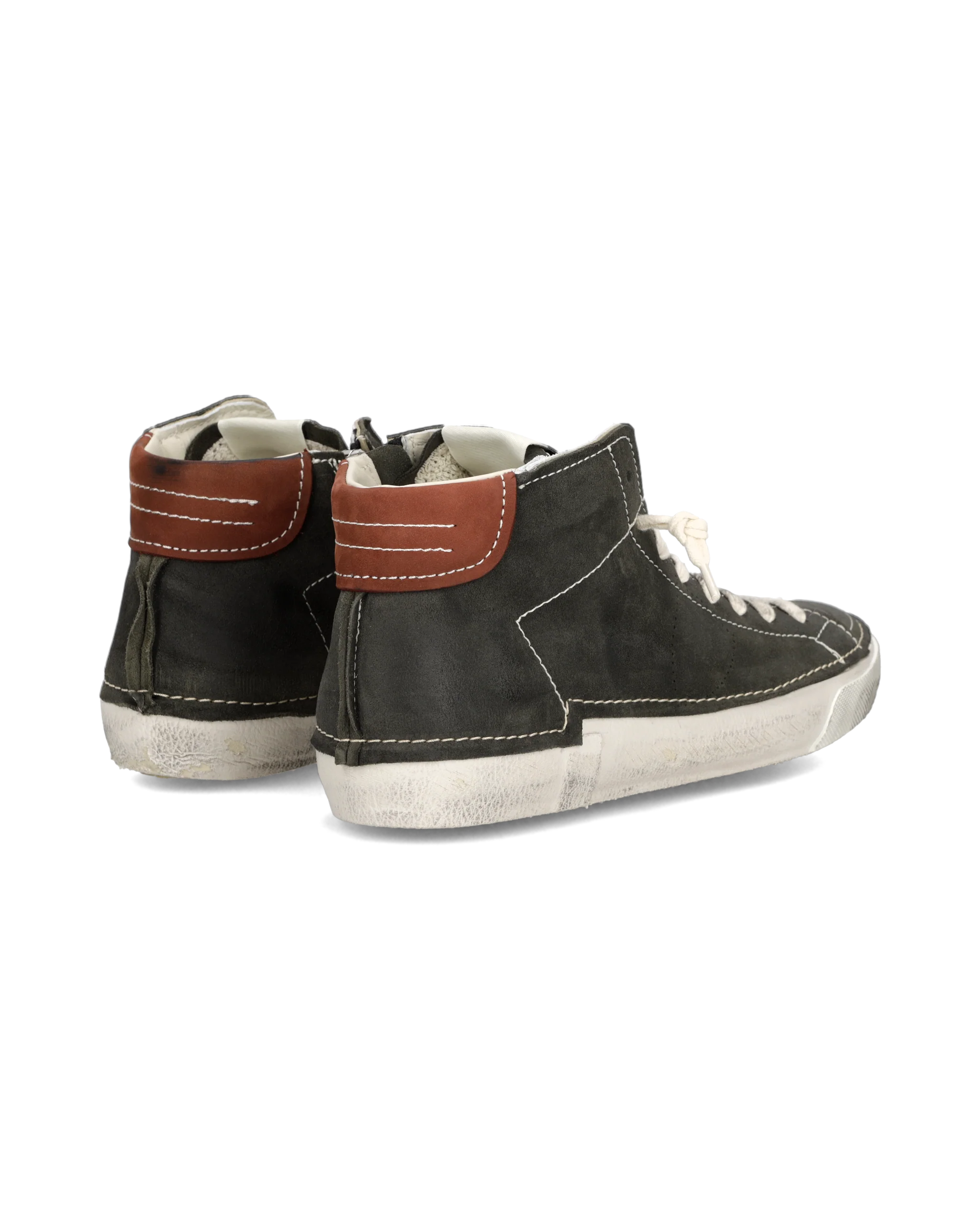 Sneakers Prsx Tennis Men, Military Green Brown - Image 3