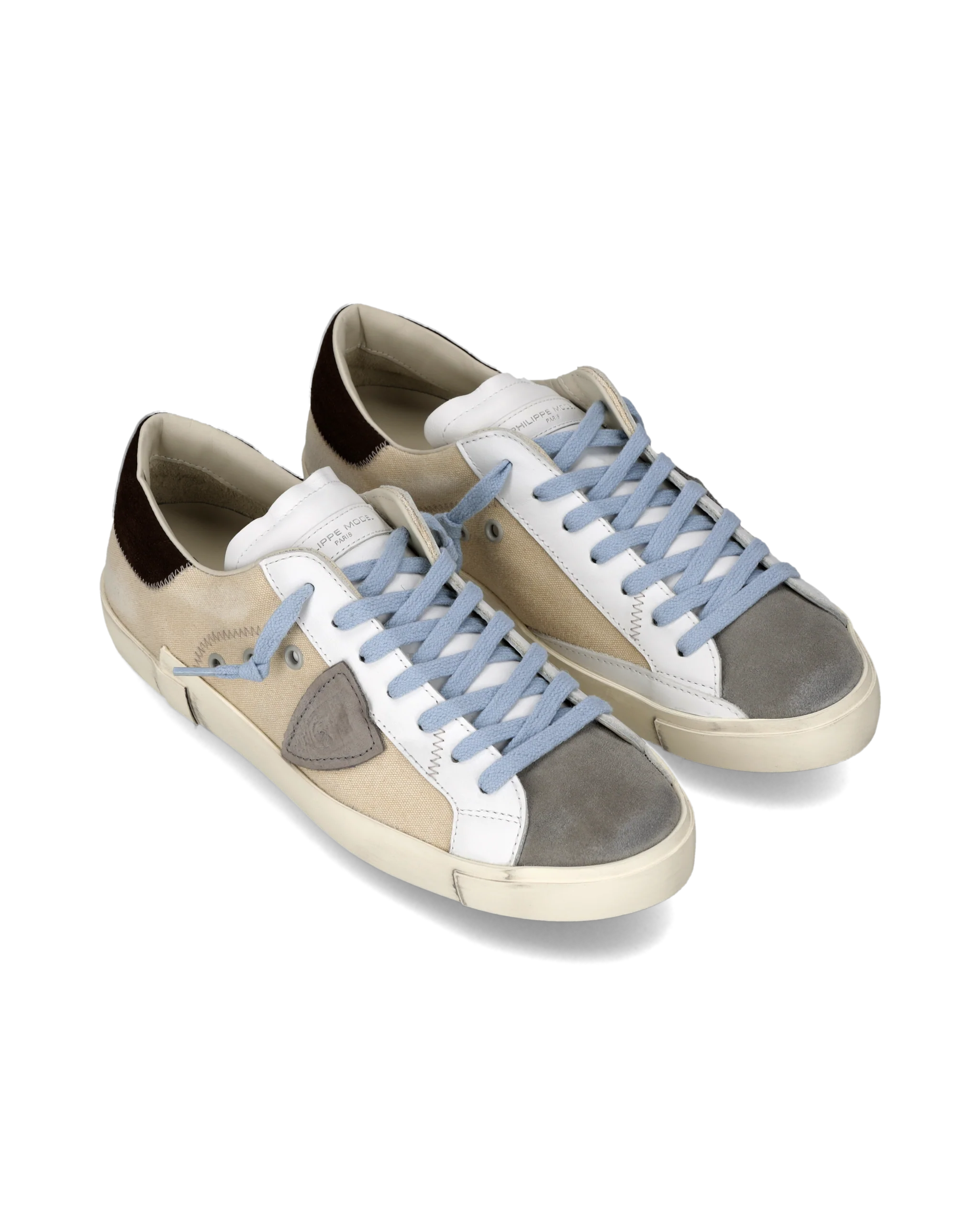 Sneakers Prsx Men, Sand Grey White - Image 2