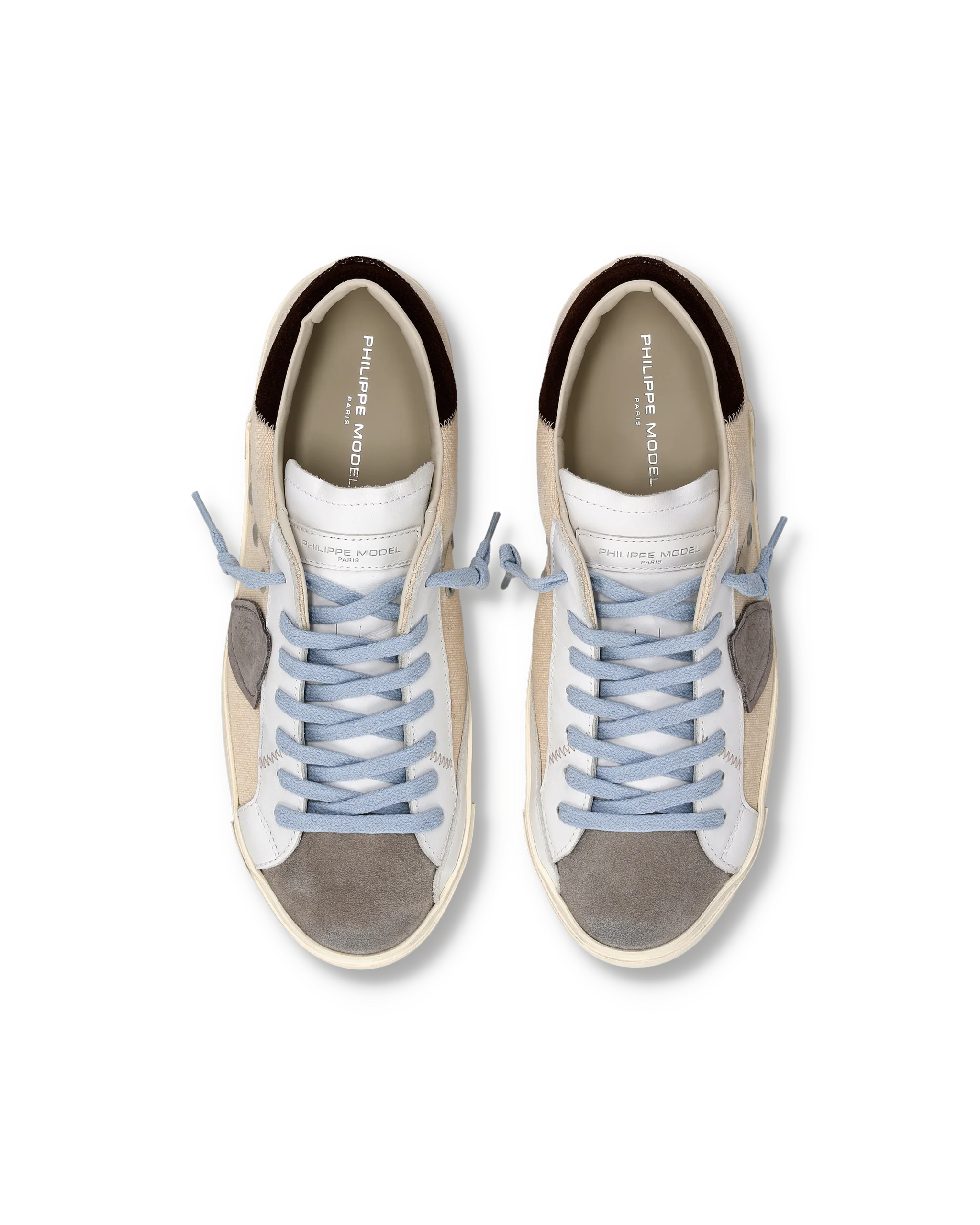 Sneakers Prsx Men, Sand Grey White - Image 4