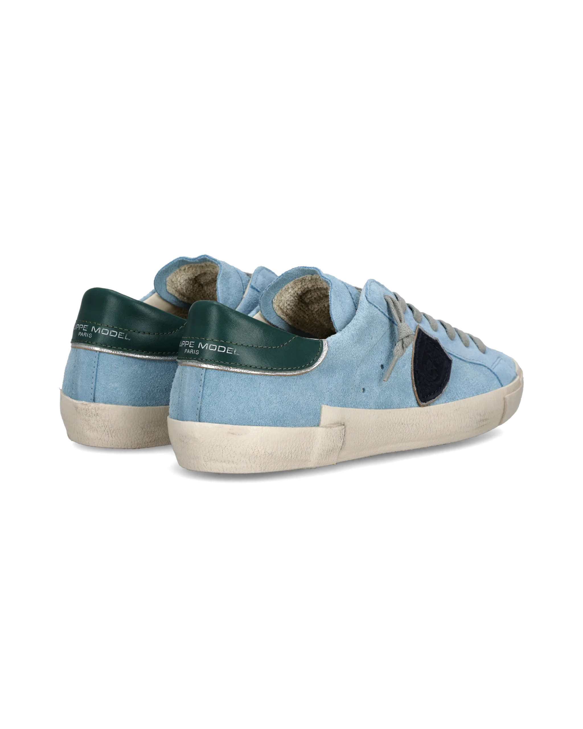 Sneakers Prsx Men, Light Blue Dark Green - Image 3