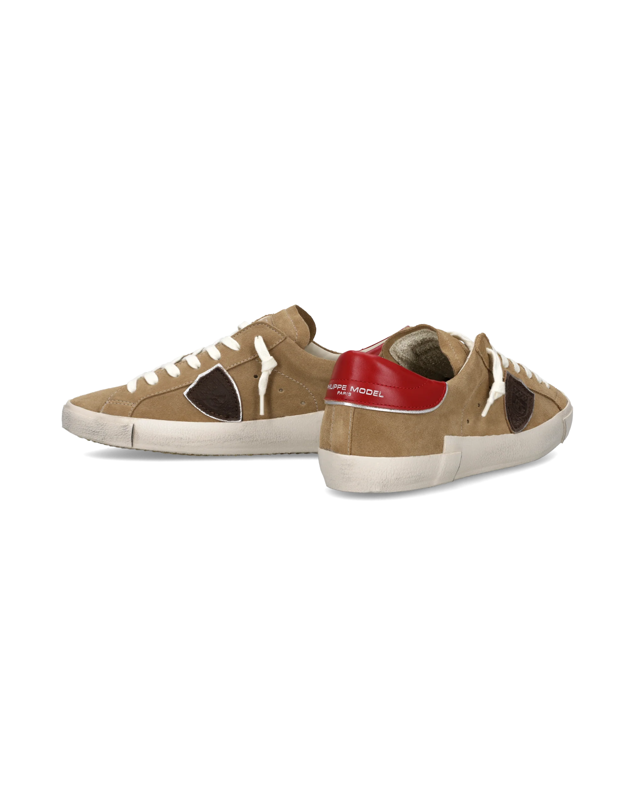 Sneakers Prsx Men, Beige Red - Image 6