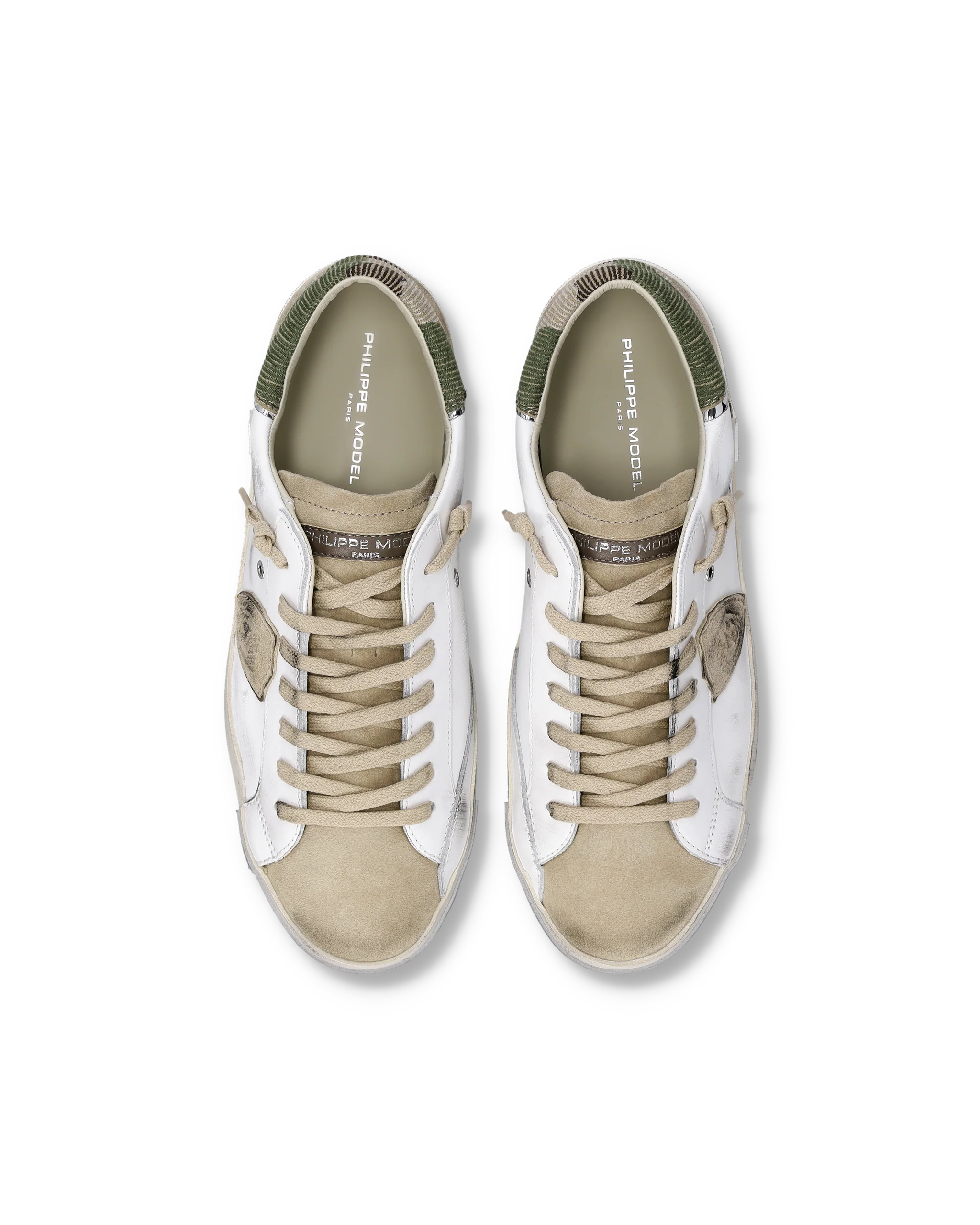 Sneakers Prsx Tennis Men, White Beige - Image 4